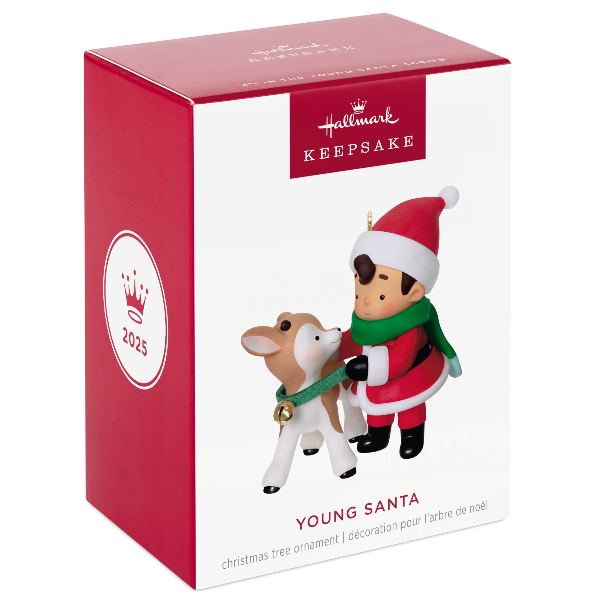 Young Santa 2025 Hallmark Keepsake Christmas Ornament