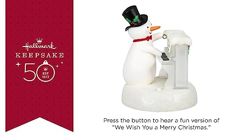 Hallmark Keepsake Christmas Ornament 2023, Sing-along Snowman