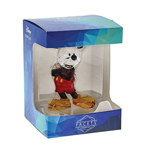 Enesco Facets Disney Mickey Mouse Standing Pose Figurine, 3.75 Inch