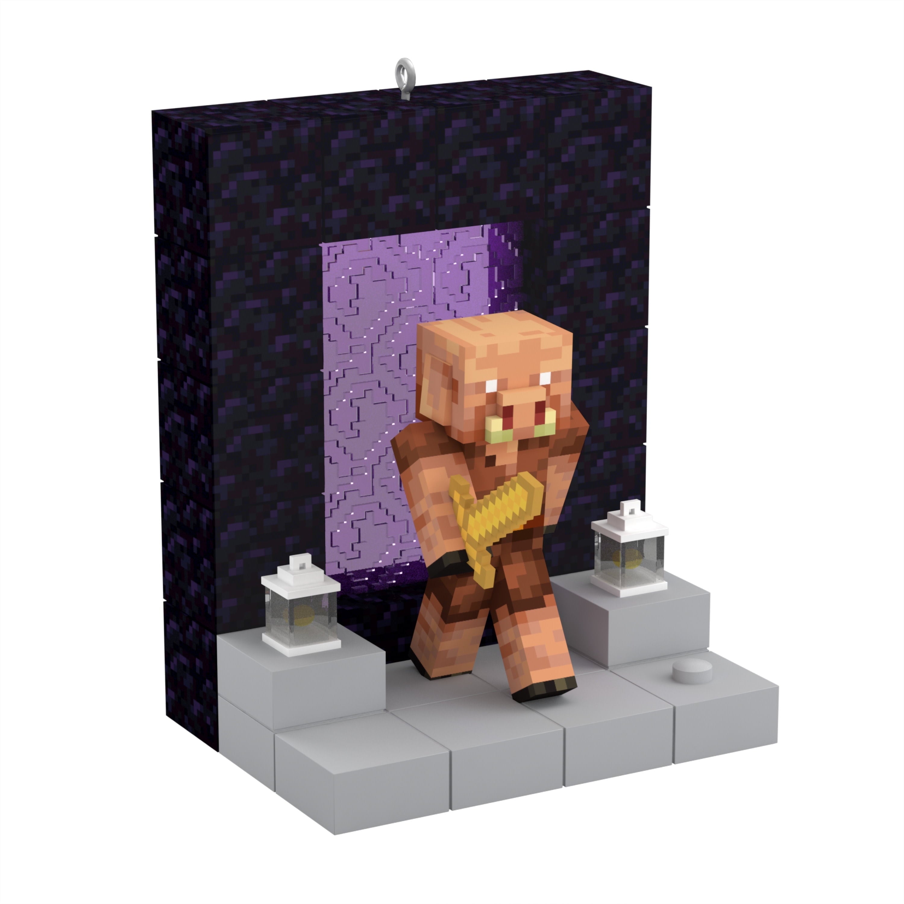 Hallmark 2024 Keepsake Minecraft Nether Portal Christmas Ornament