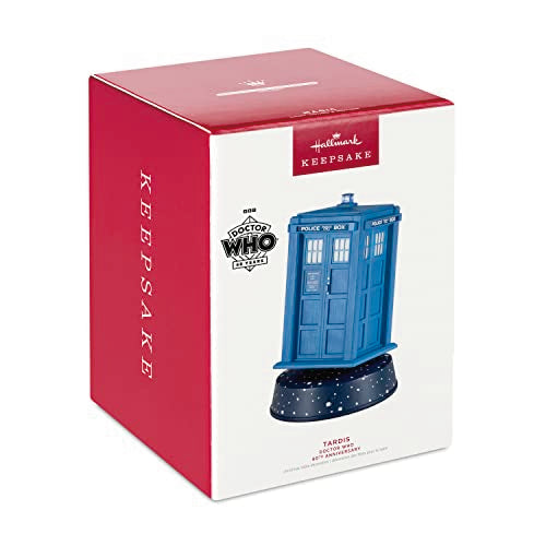 Hallmark Keepsake Tabletop Decoration, Doctor Who 60th Anniversary Tardis with Light, Sound and Motion