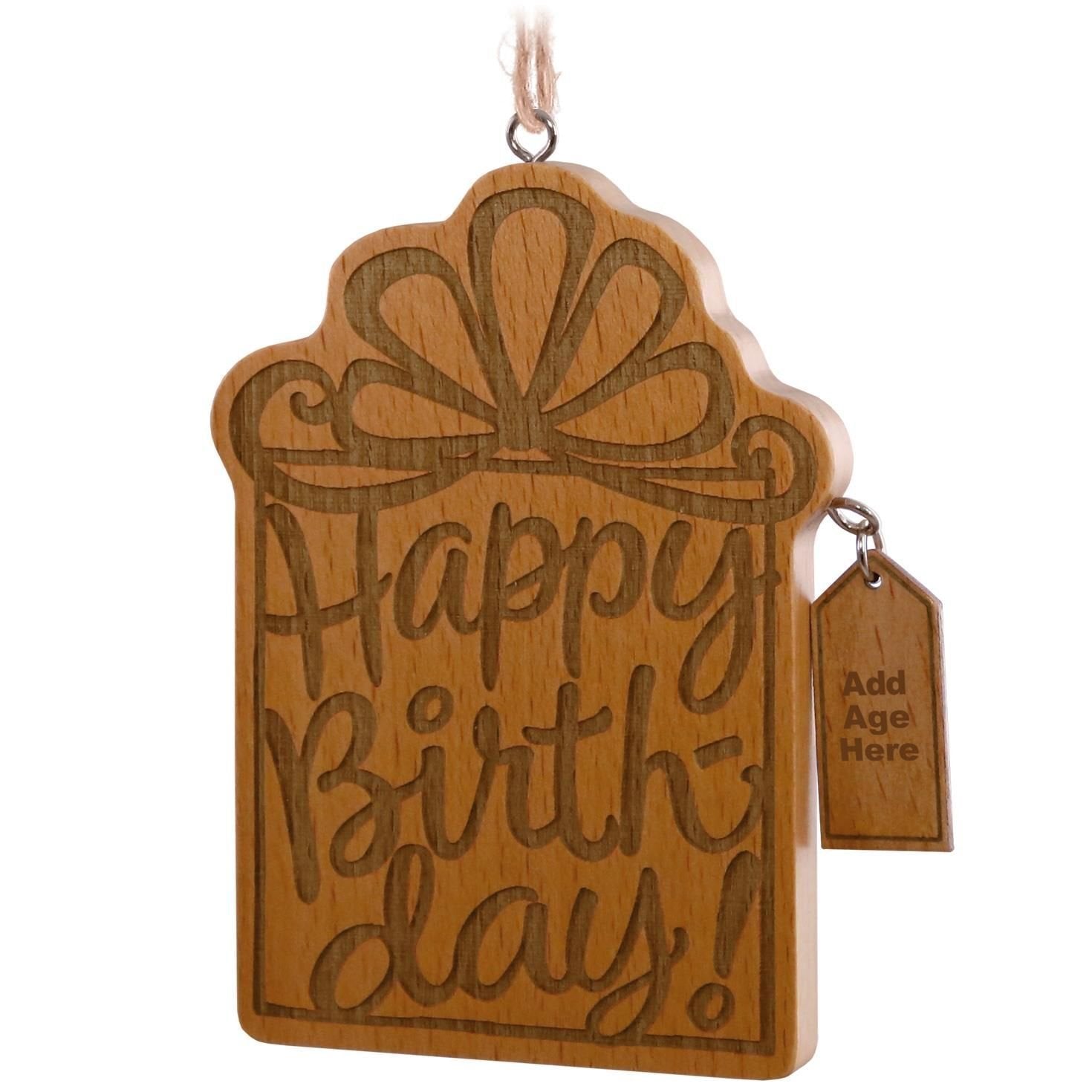 Hallmark Keepsake Ornament 2016 Happy Birthday ! Milestone Birthday