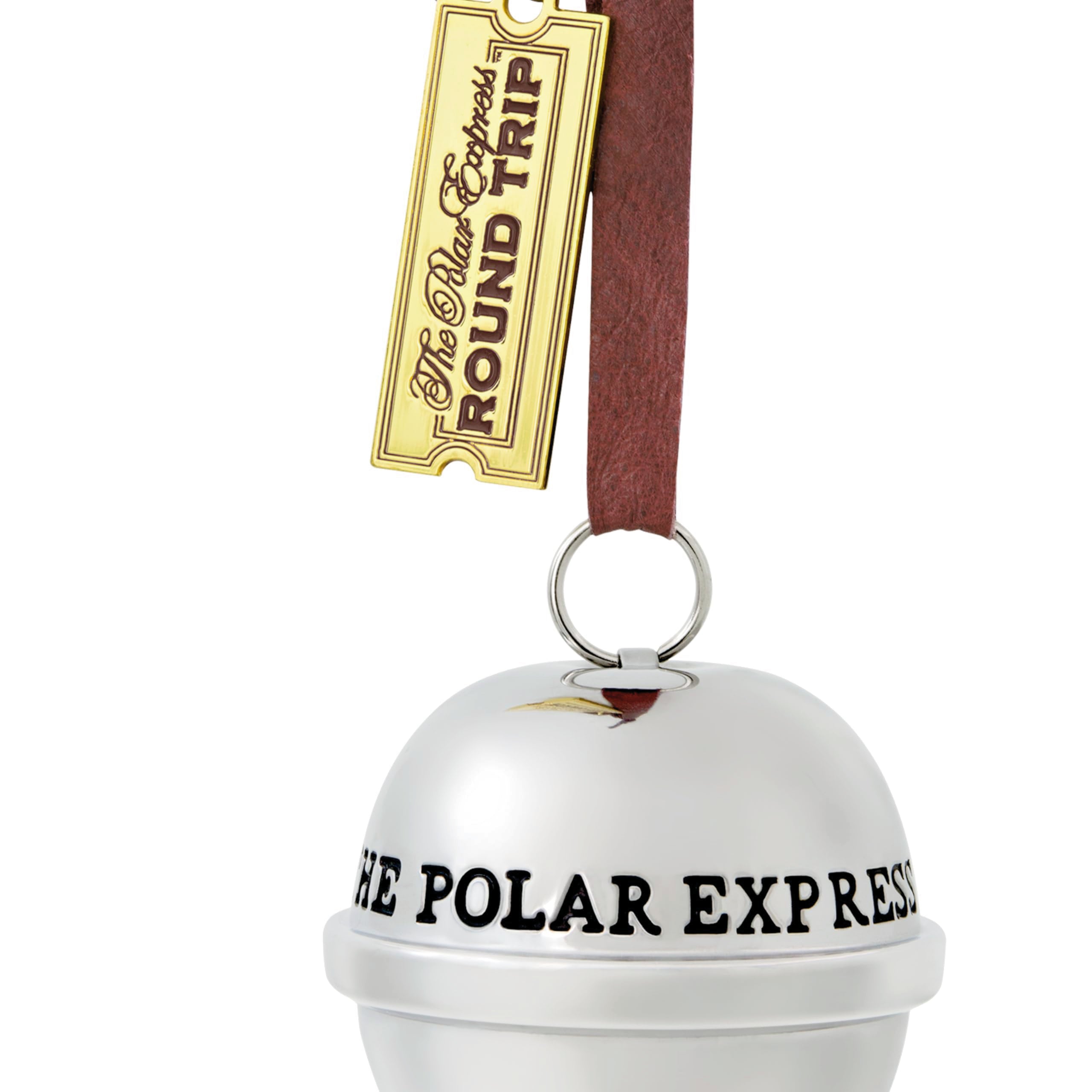 Hallmark Keepsake Christmas Ornament 2024, The Polar Express 20th Anniversary Santa's Sleigh Bell 2024, Metal, Christmas Movie Gifts