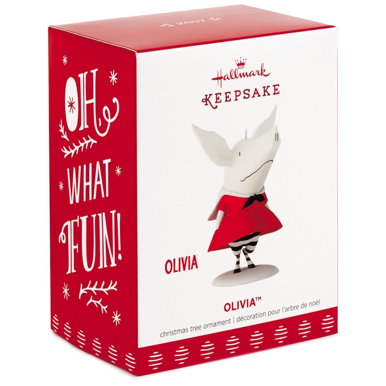 Hallmark 1595QXI2415 Classic Media Olivia Keepsake Christmas Ornaments