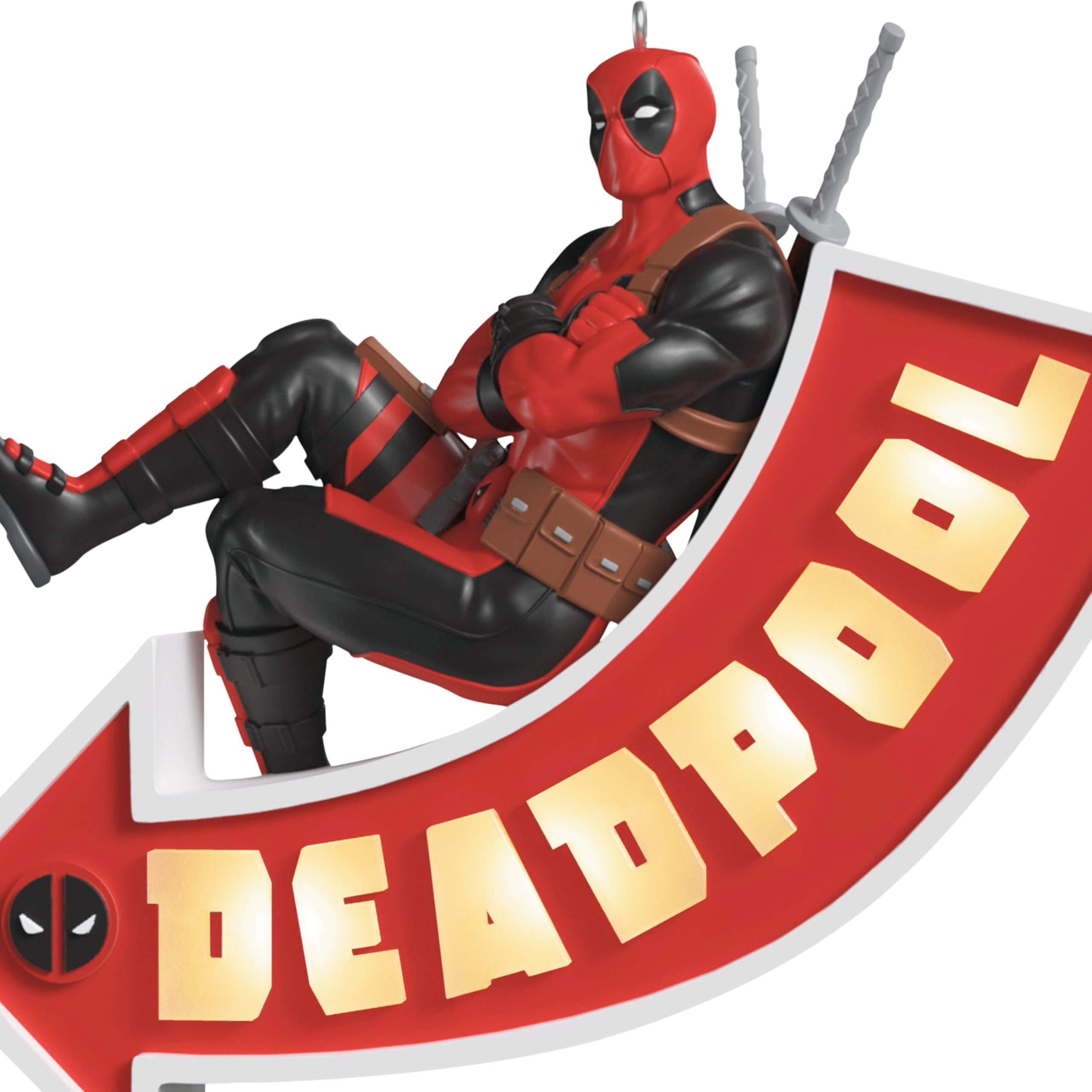 It's a Sign! Deadpool, 2025 Hallmark Keepsakes Christmas Ornament