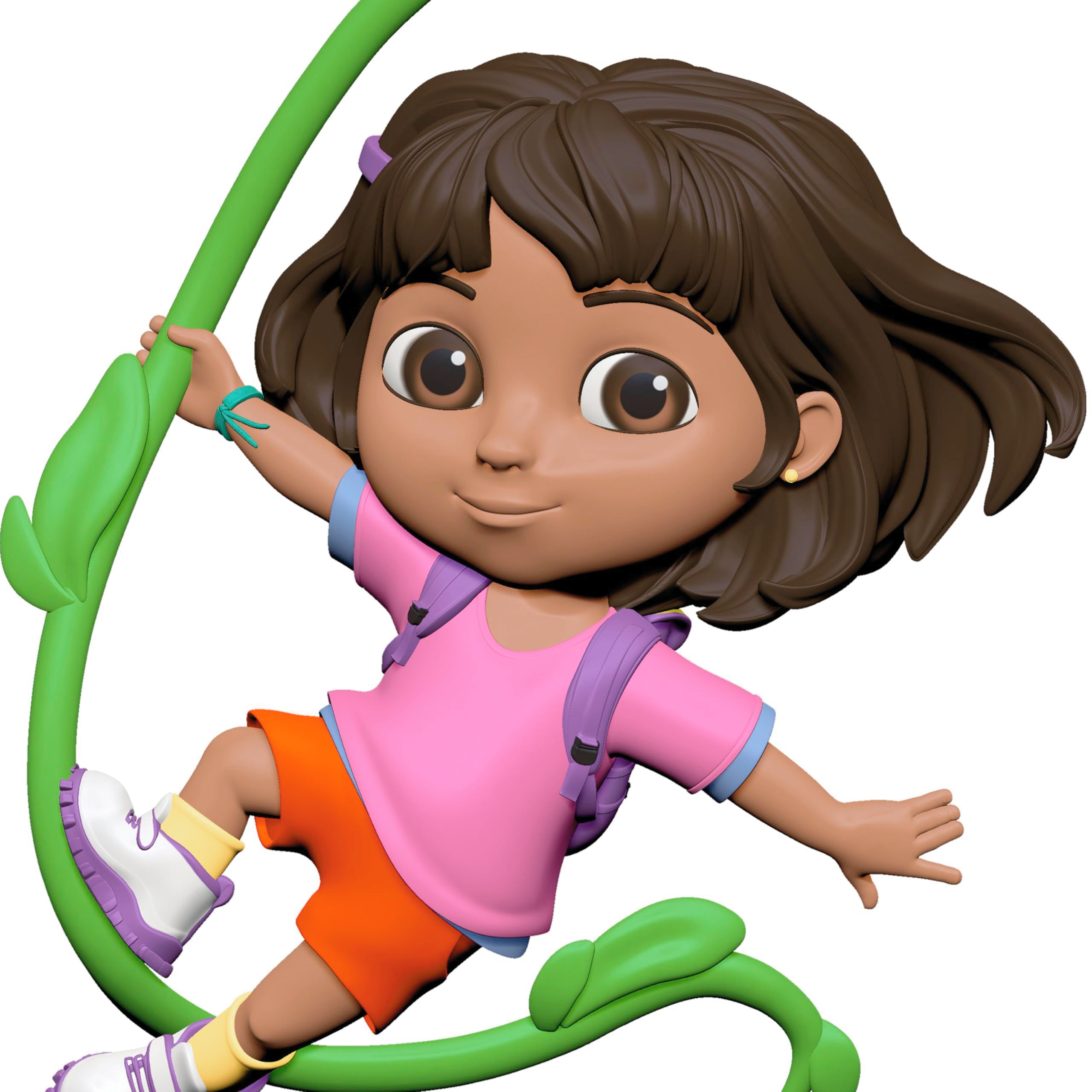 Swinging into Adventure Dora the Explorer 2025 Hallmark Keepsake Christmas Ornament