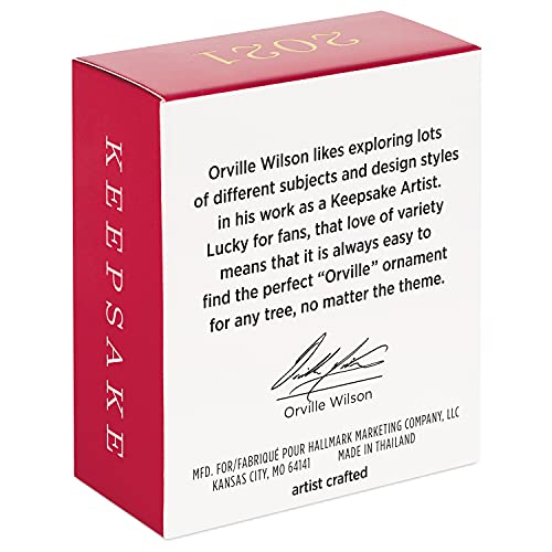 Hallmark Keepsake 0.9" Miniature Plastic Christmas Ornament 2021, Santa Tiki Mug, Mini