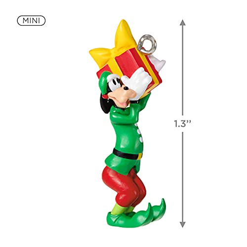 Hallmark Keepsake 1.3" Miniature Christmas Ornament 2021, Disney Merry Lil' Goofy, Mini