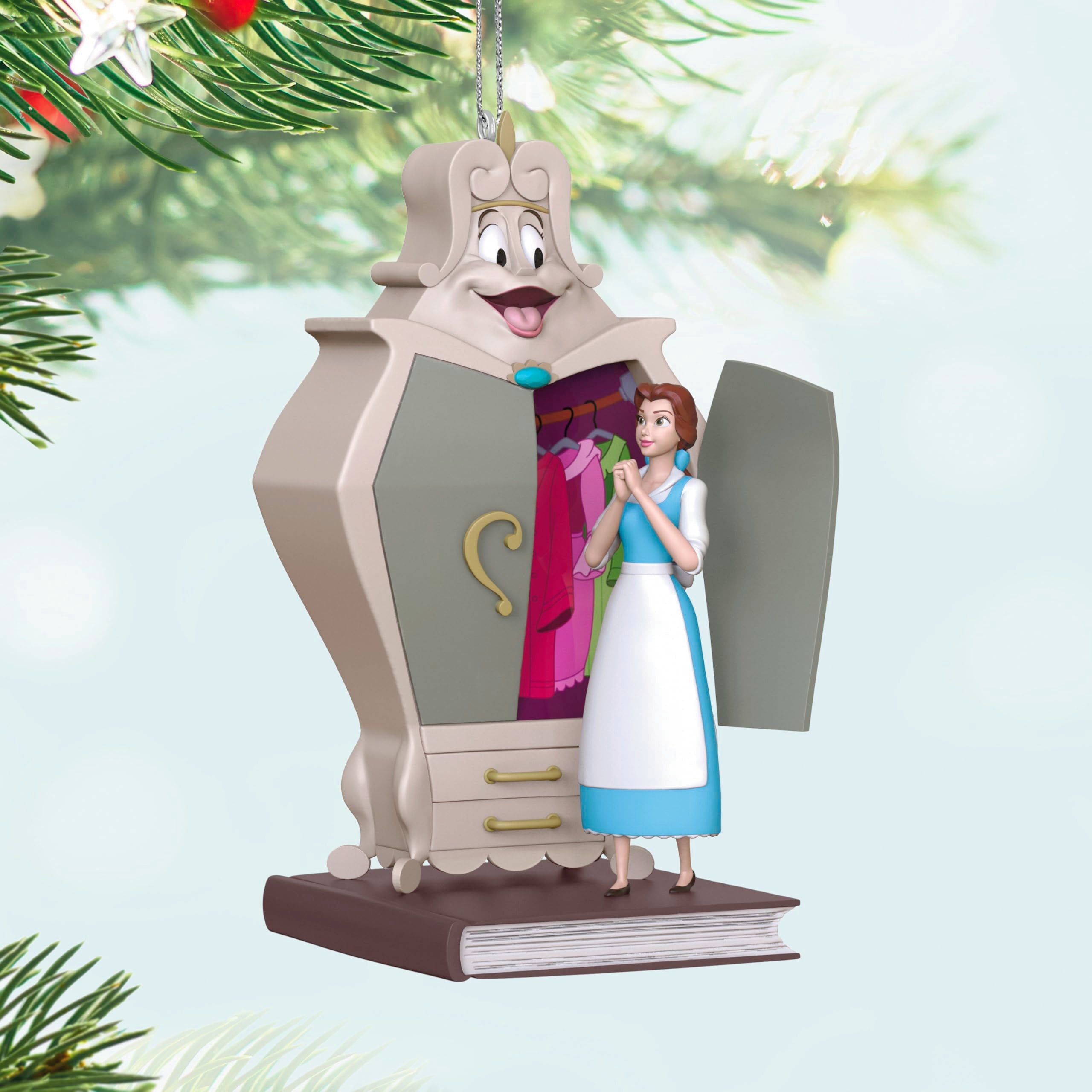 Belle With the Wardrobe, Disney's Beauty and the Beast, 2025 Hallmark Keepsake Christmas Ornament