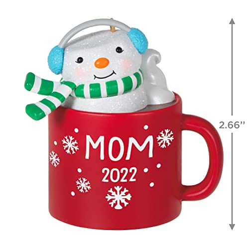 Hallmark Keepsake Plastic Christmas Ornament 2022, Mom Hot Cocoa Mug