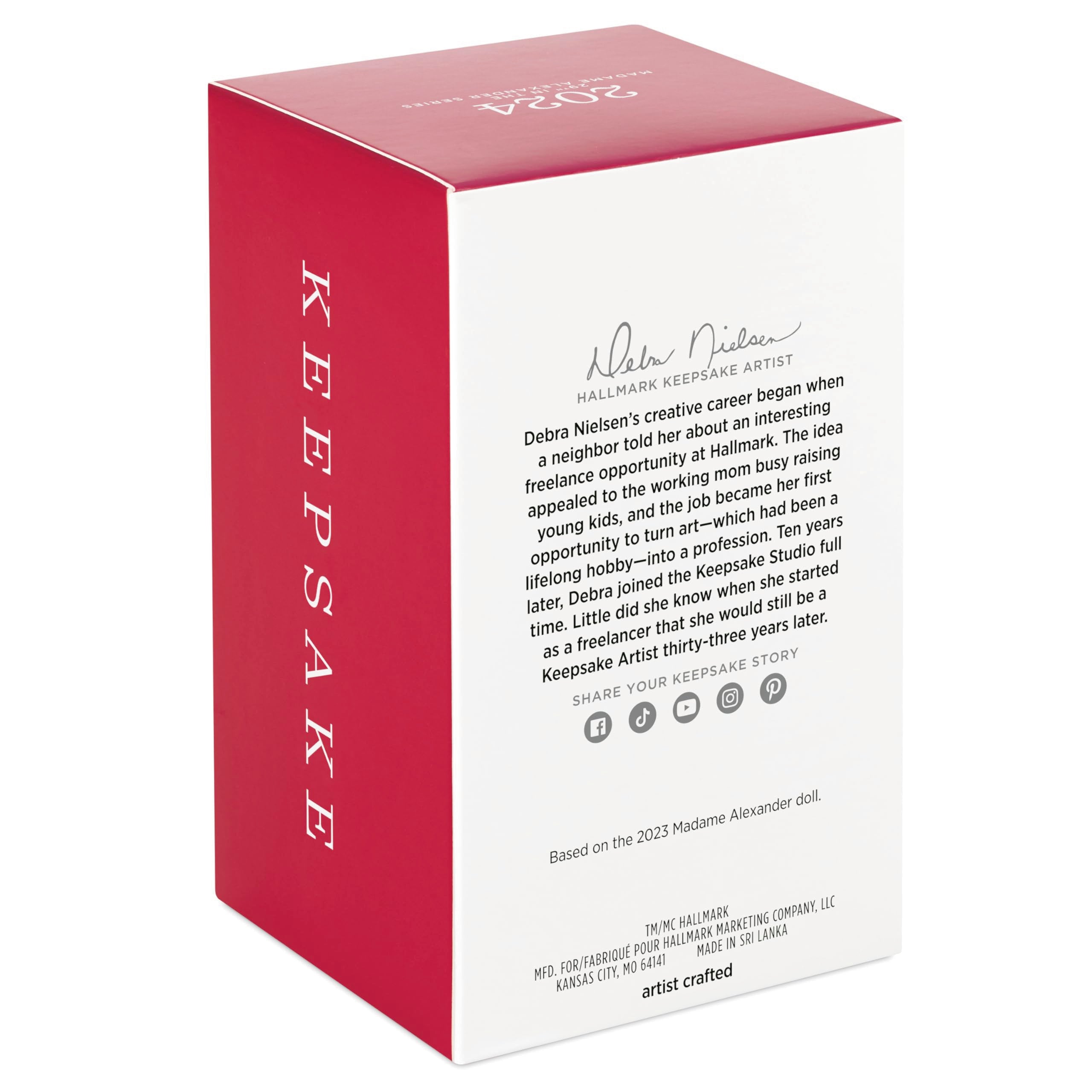 Hallmark Keepsake Christmas Ornament 2024, Madame Alexander Peacock Princess, Gifts for Her