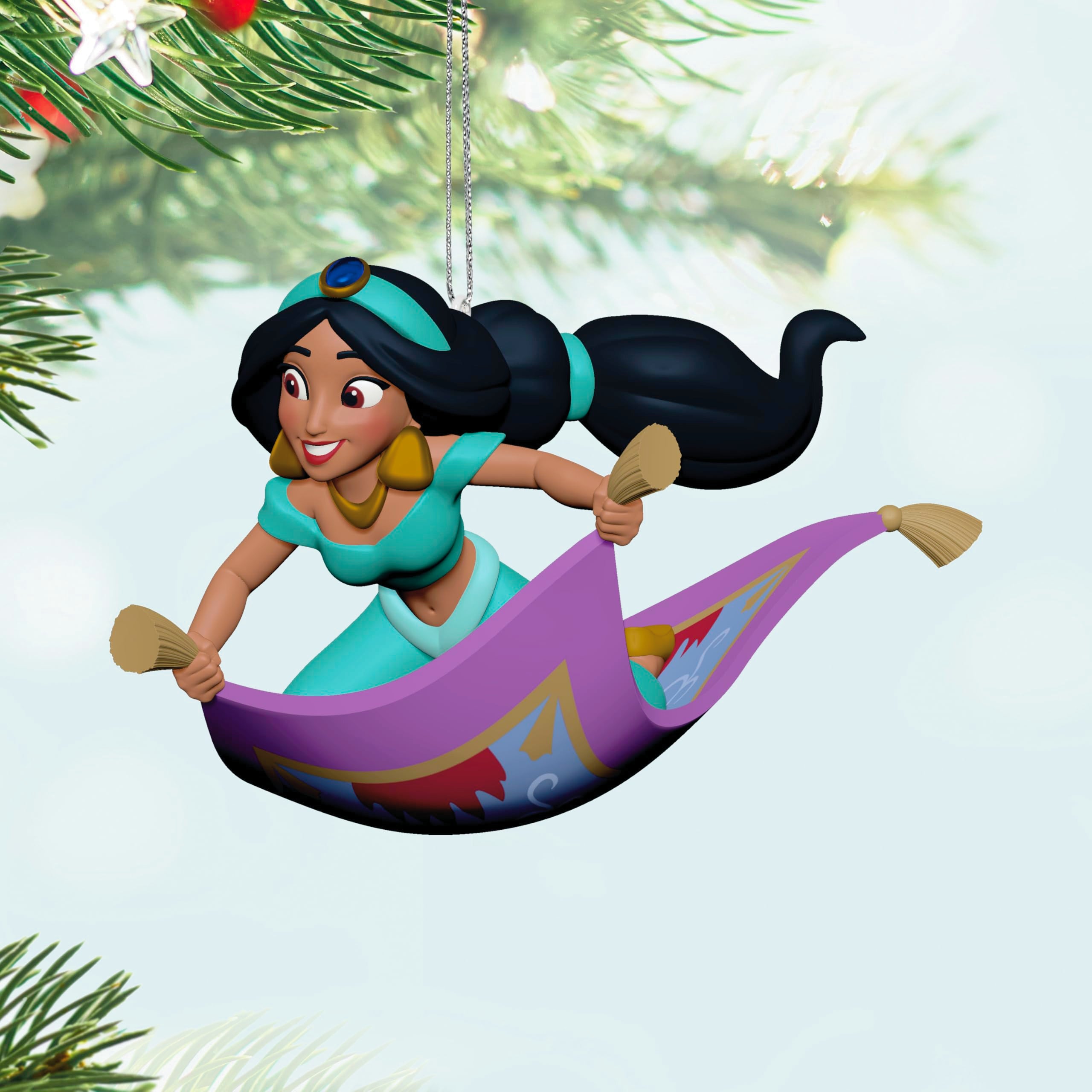 Jasmine's Magic Carpet Ride, Disney Aladdin, 2025 Hallmark Keepsake Christmas Ornament