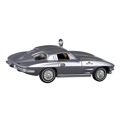 Hallmark Keepsake 0.55" Miniature Christmas Ornament 2022 Year-Dated, Lil’ Classic Cars 1963 Chevrolet Corvette Stingray, Mini