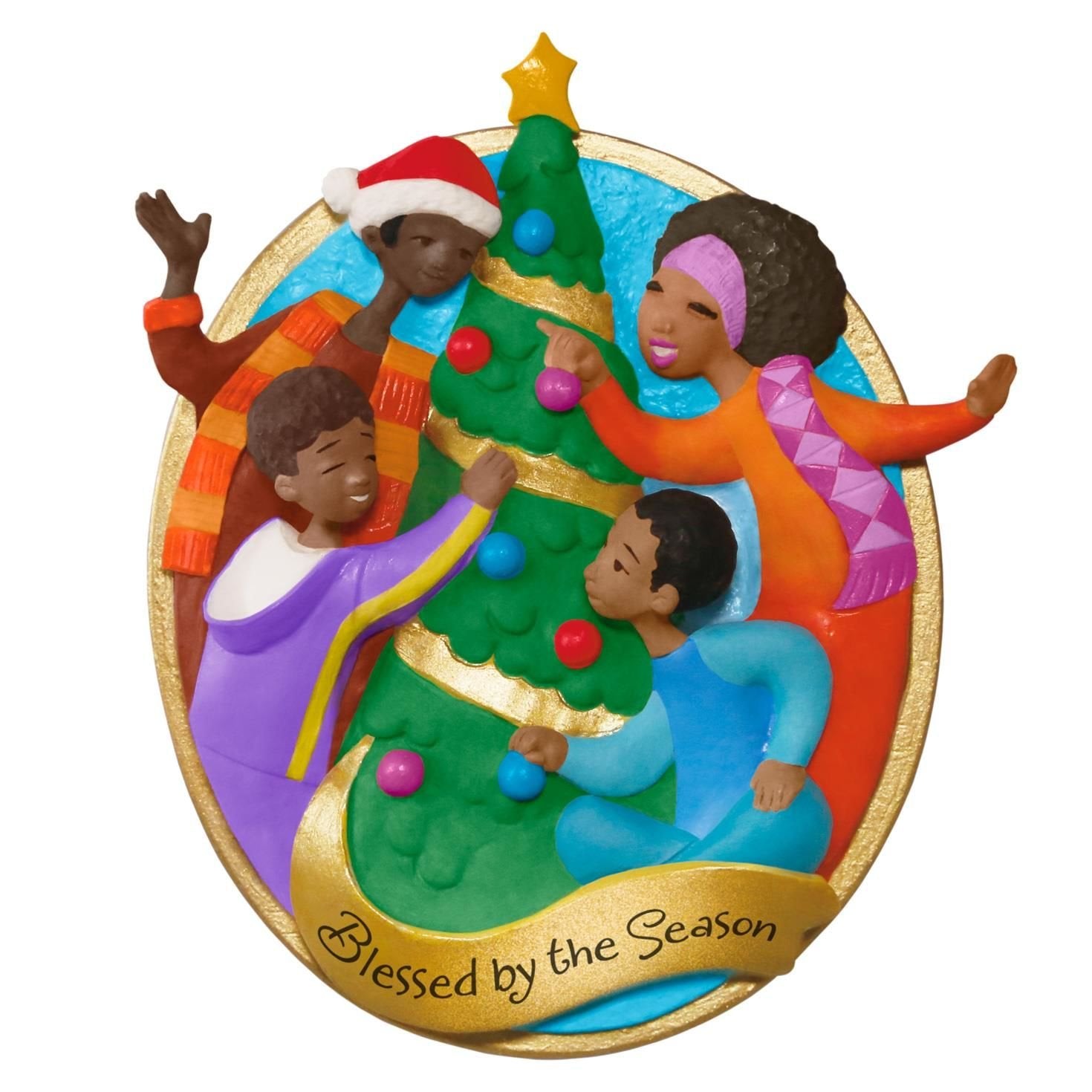 Hallmark Keepsake Family Christmas Blessed by The Season Holiday Ornament