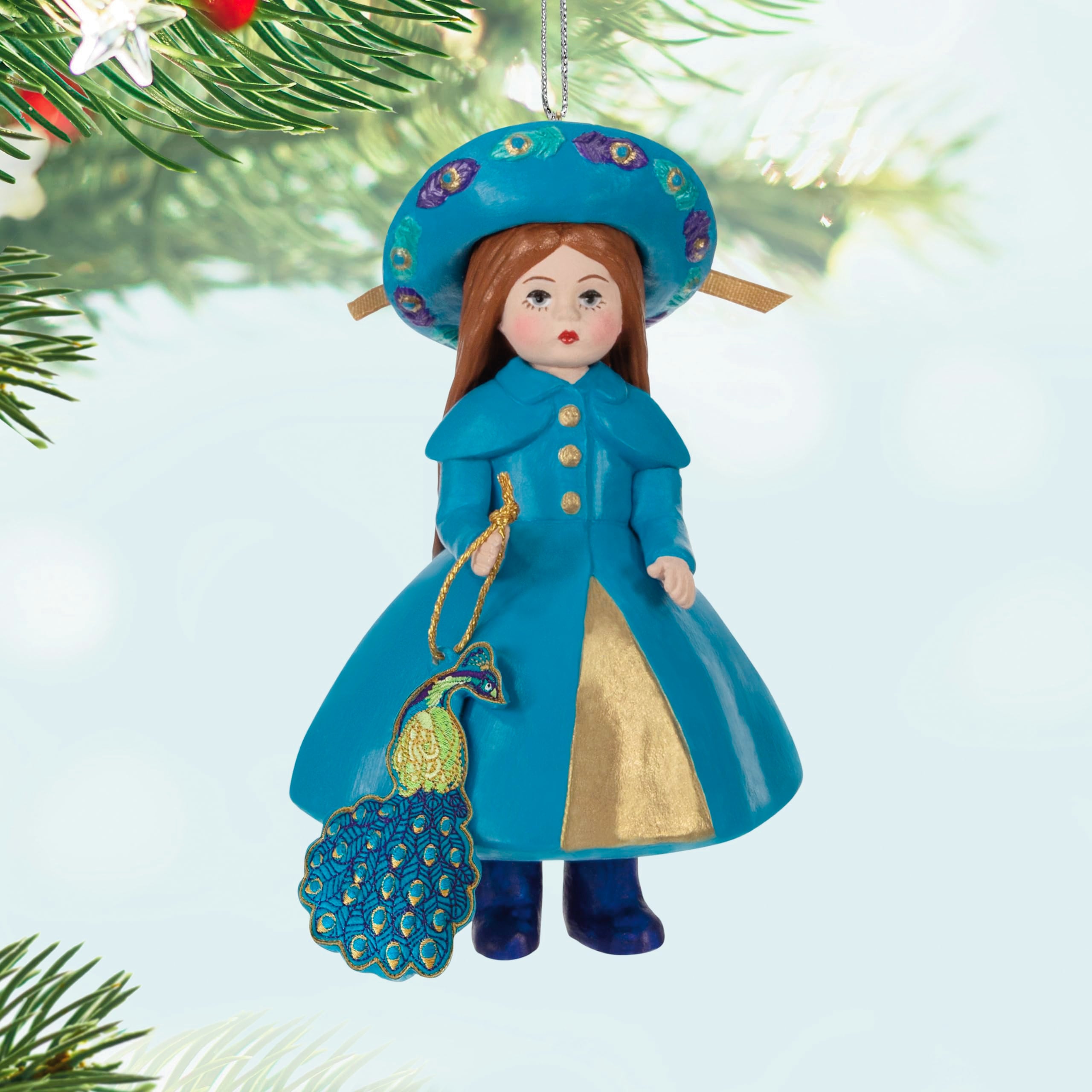 Hallmark Keepsake Christmas Ornament 2024, Madame Alexander Peacock Princess, Gifts for Her