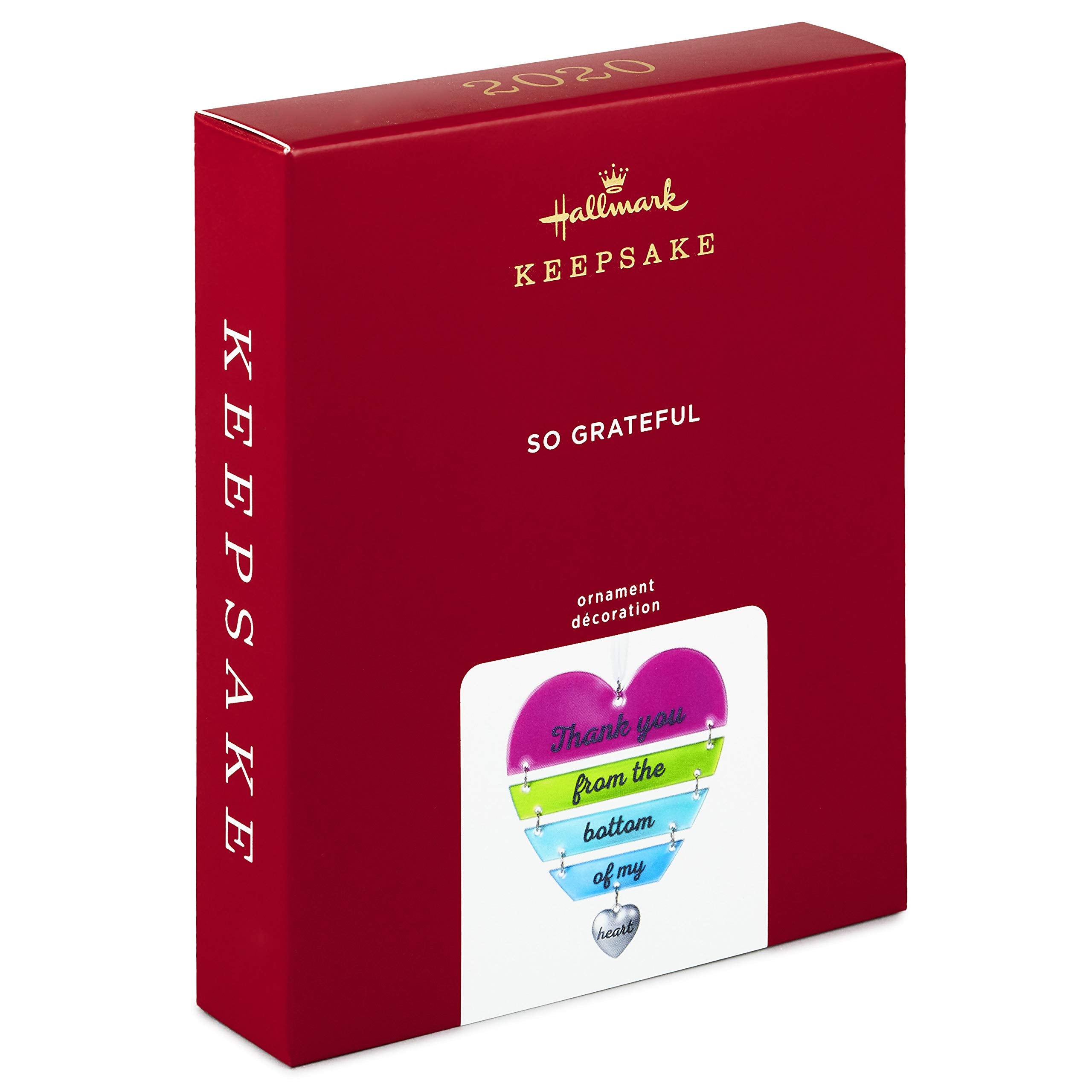 Hallmark Keepsake Christmas Ornament 2020 So Grateful Heart Metal