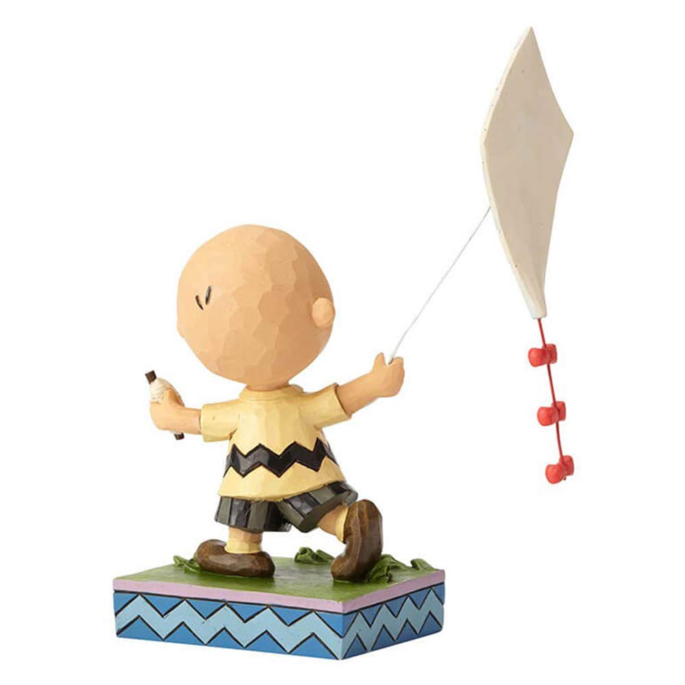 Enesco Jim Shore Peanuts Charlie Brown Flying Kite Figurine