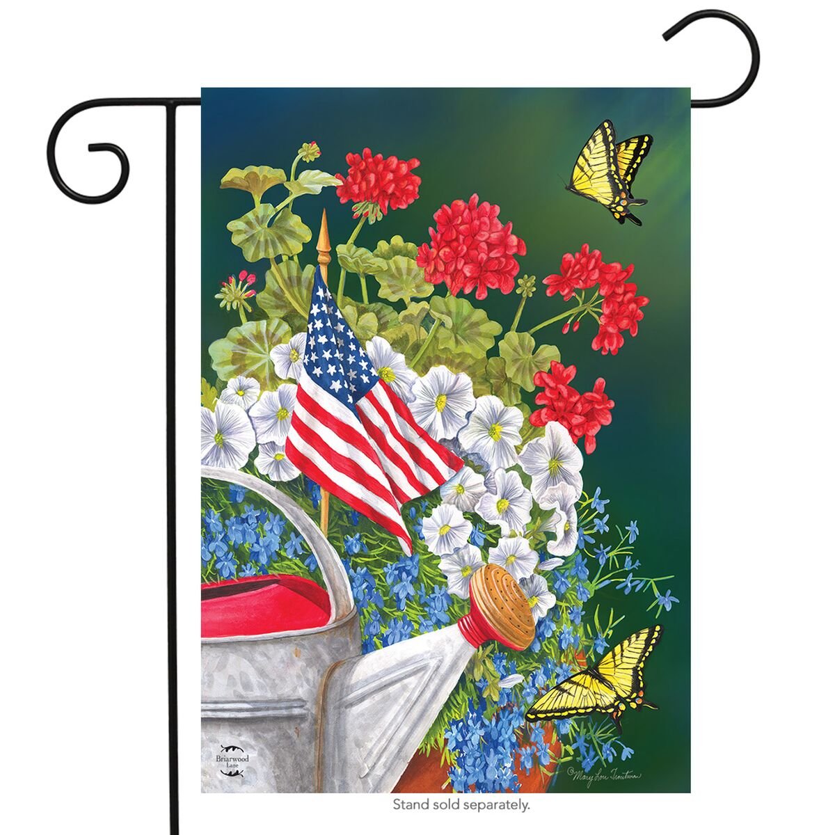 American Garden Summer Garden Flag
