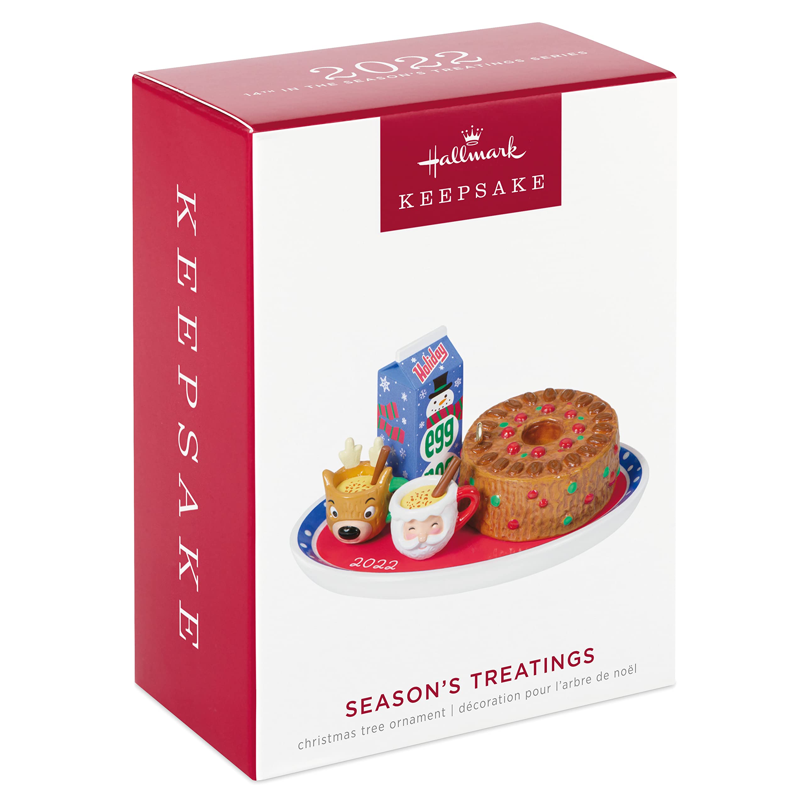 Hallmark Keepsake Plastic Christmas Ornament 2022 Year-Dated, Season's Treatings