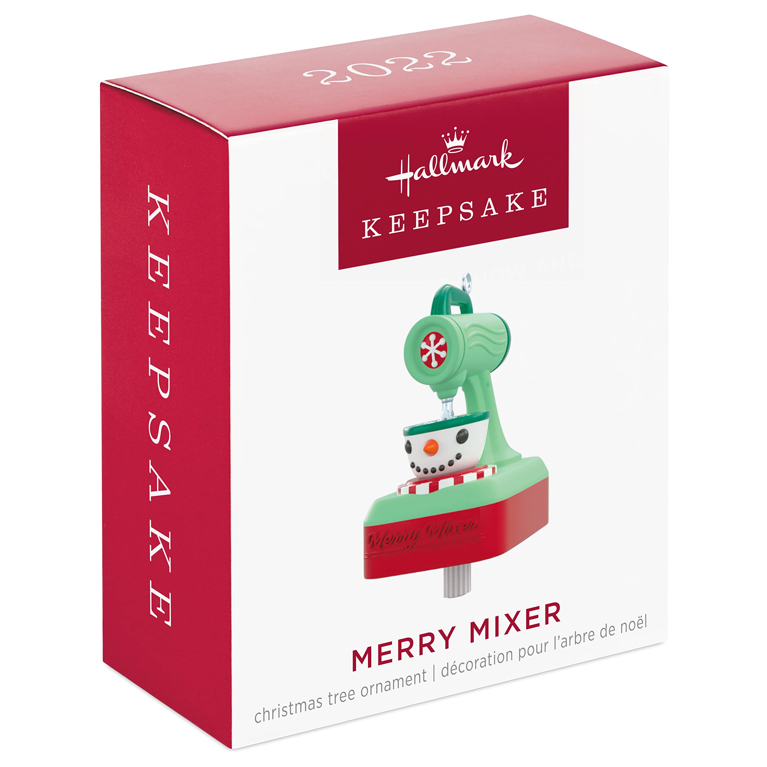 Hallmark Keepsake 1.47" Miniature Christmas Ornament 2022, Merry Mixer, Mini