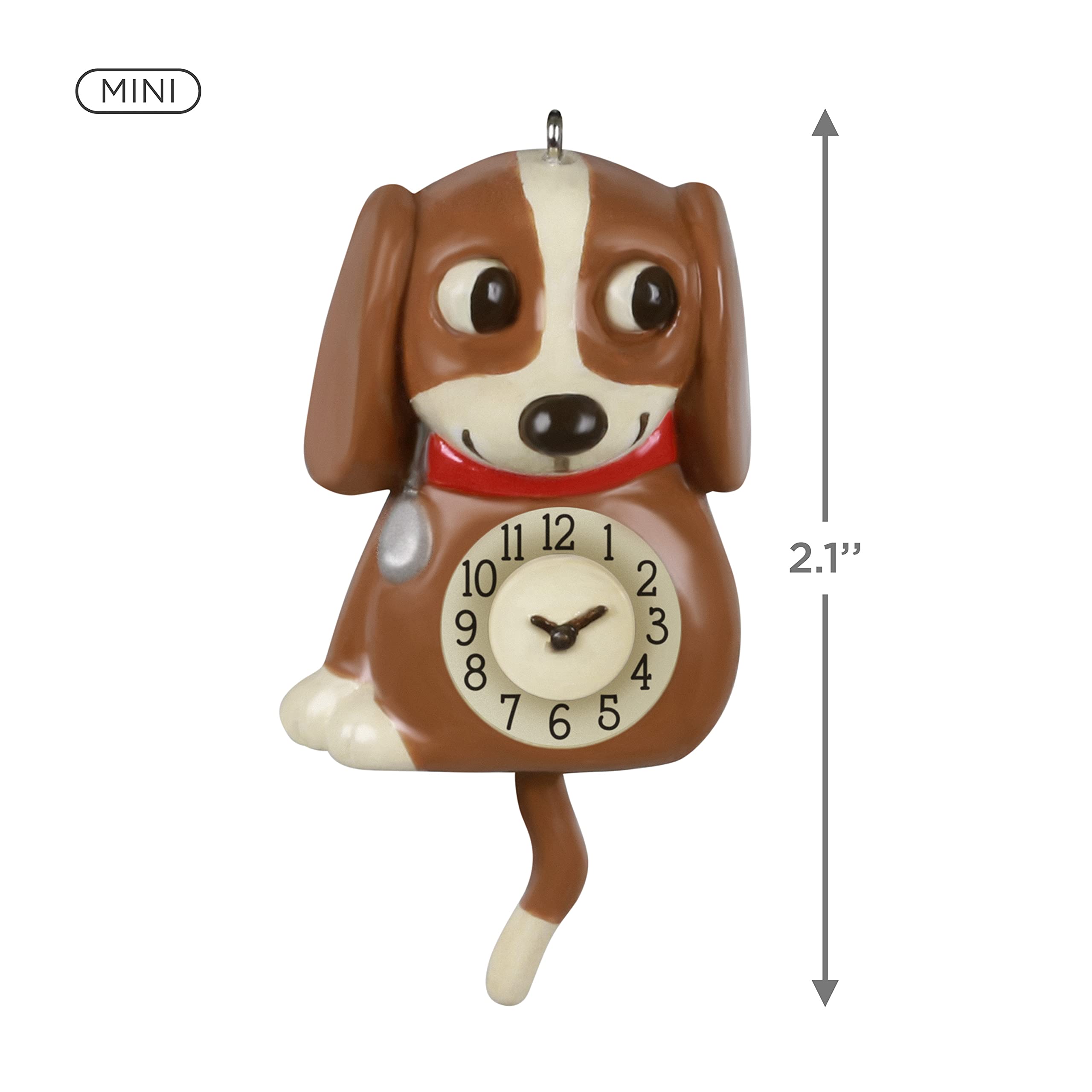 Mini Lil' Puppy Clock Hallmark Keepsake Christmas Ornament 2021