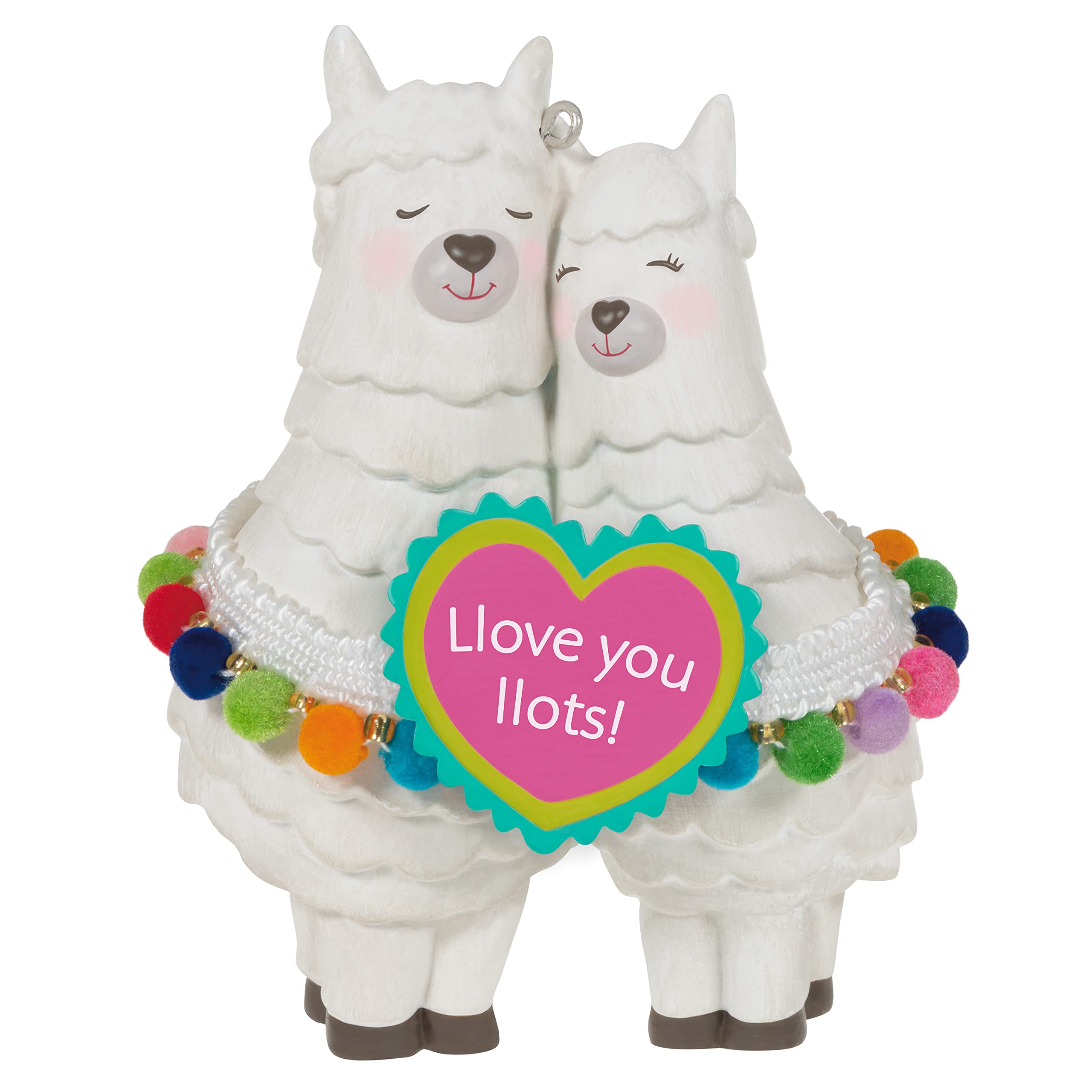 Llove You Llots Llama Couple Hallmark Keepsake Christmas Ornament 2021