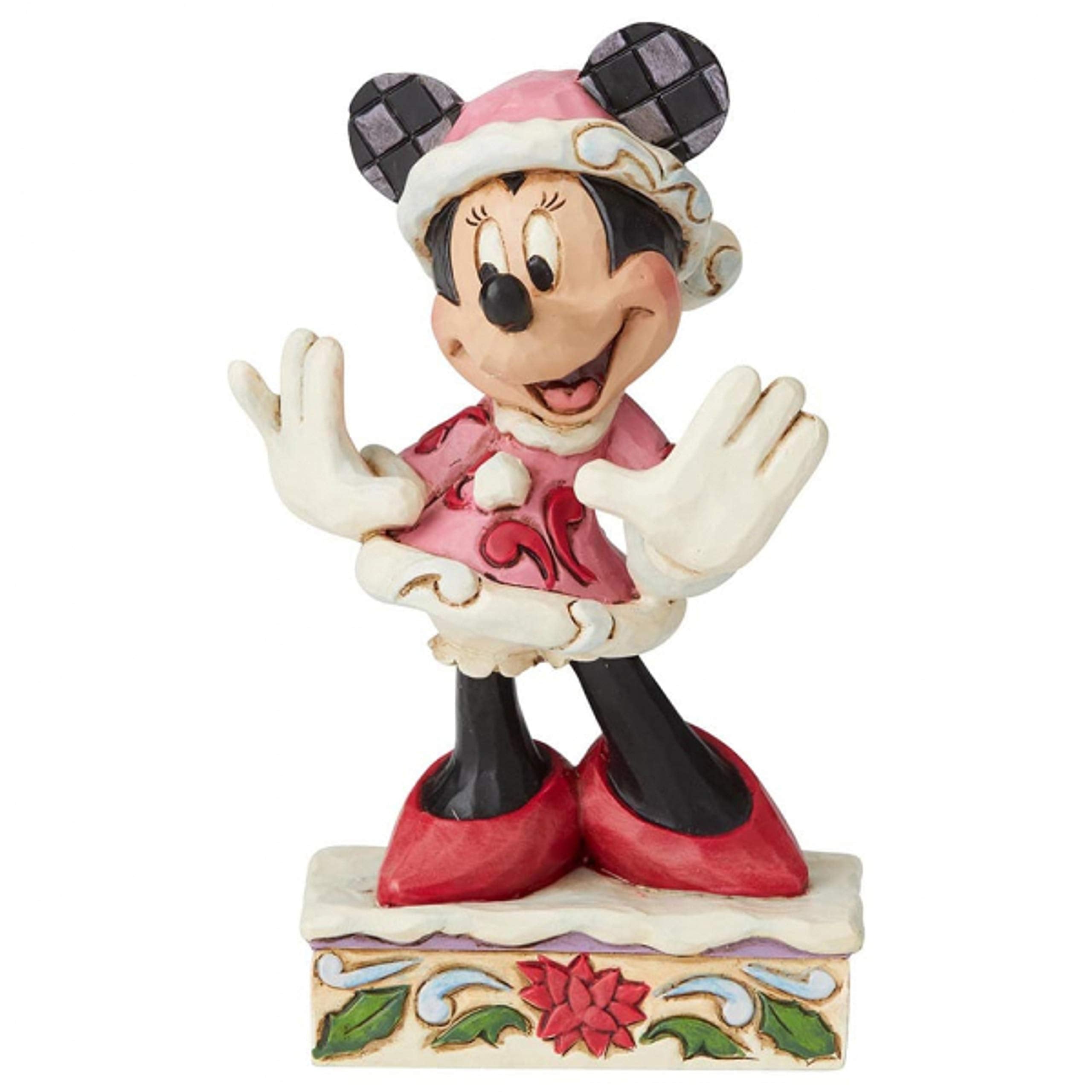 Enesco Disney Traditions by Jim Shore Minnie Christmas Personality
