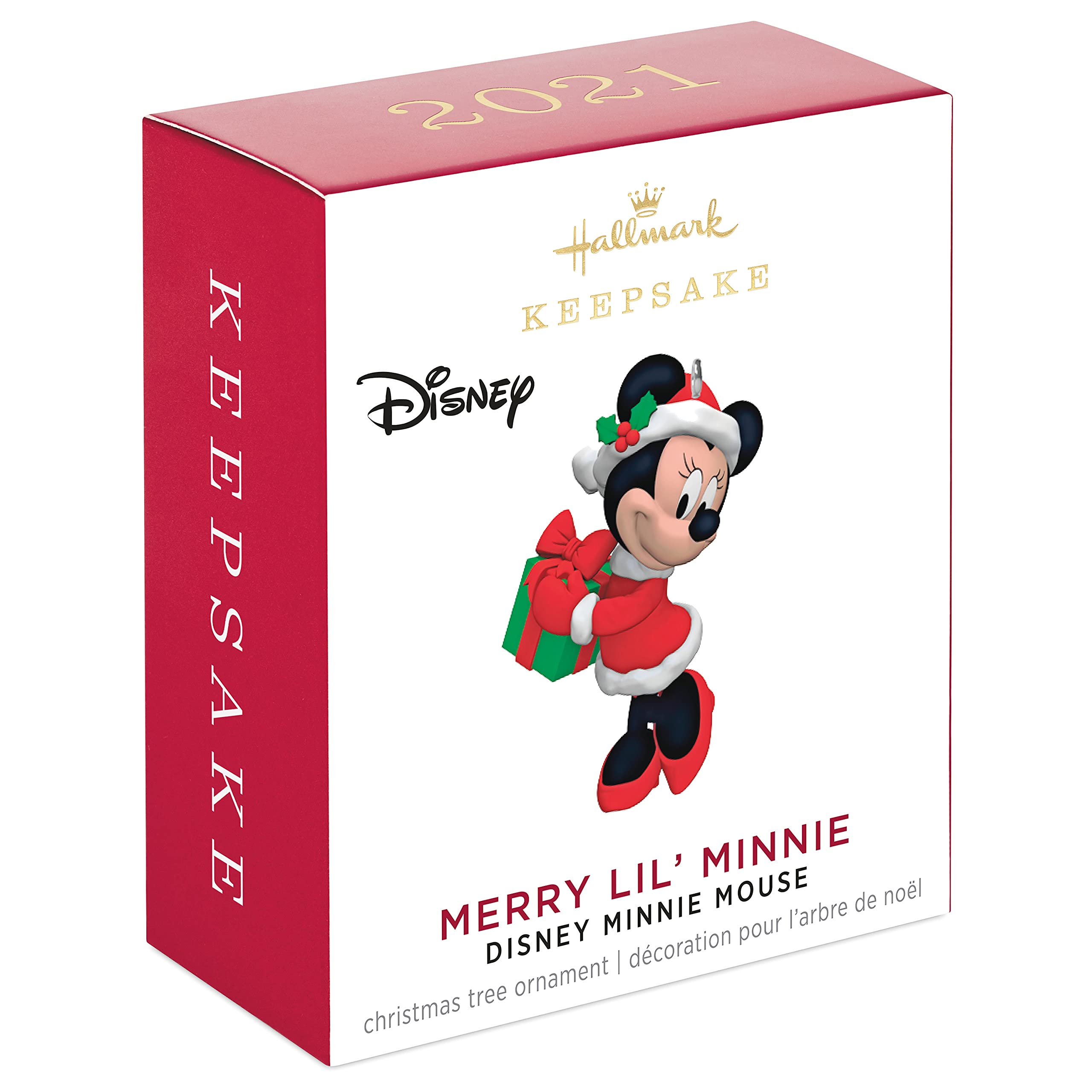 Merry Lil' Minnie Hallmark Keepsake Christmas Ornament 2021