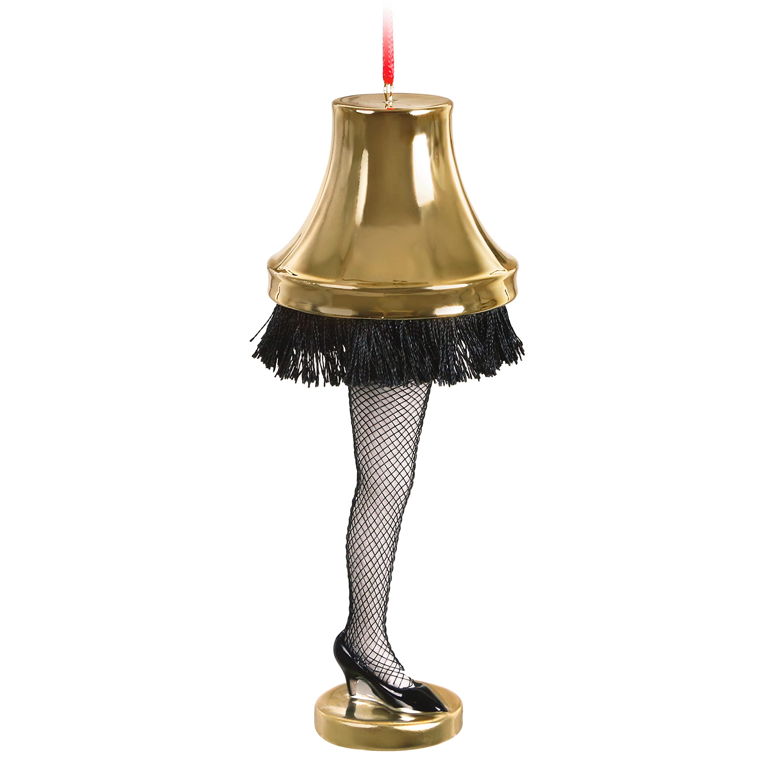 Hallmark Keepsake Christmas Ornament Year Dated 2021, A Christmas Story The Leg Lamp, Porcelain