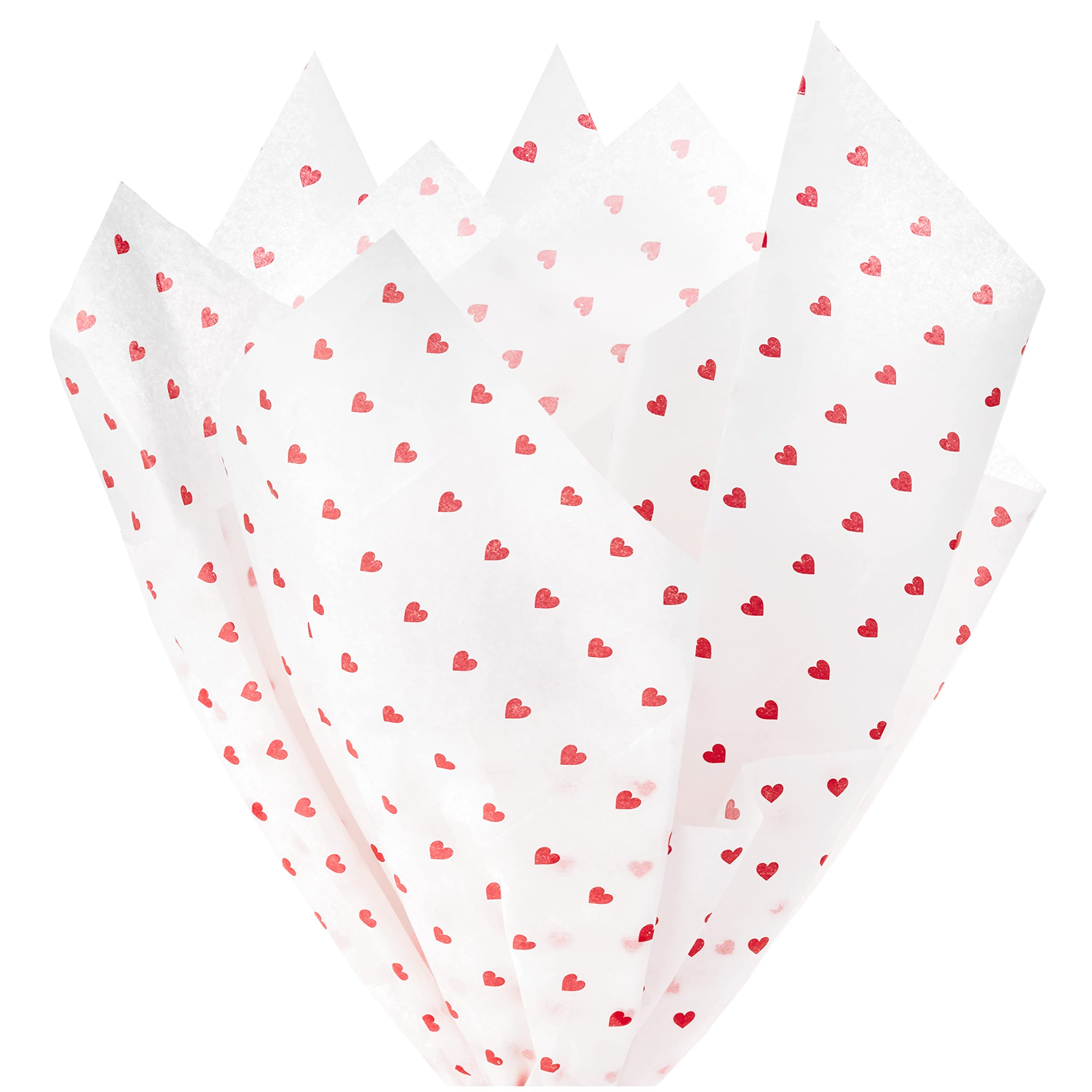 6 Sheets of Tissue Paper for Valentine's Day Gift Wrapping