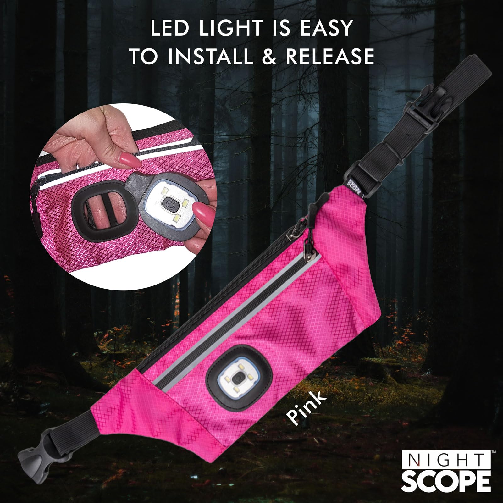 Night Scope Reflective Sling/Fanny Pack