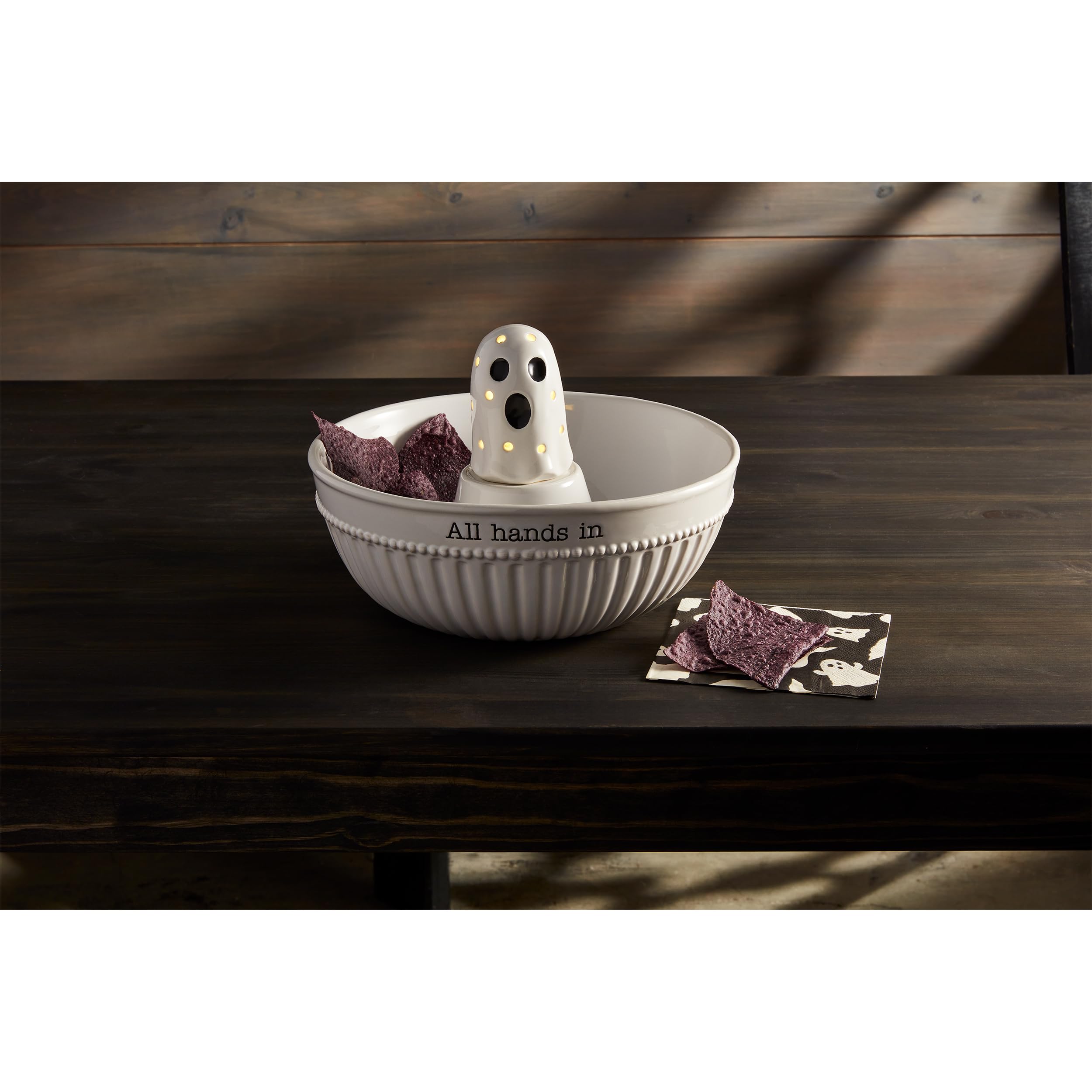 Mud Pie Serving Bowl; 4 1/2" x 11" dia