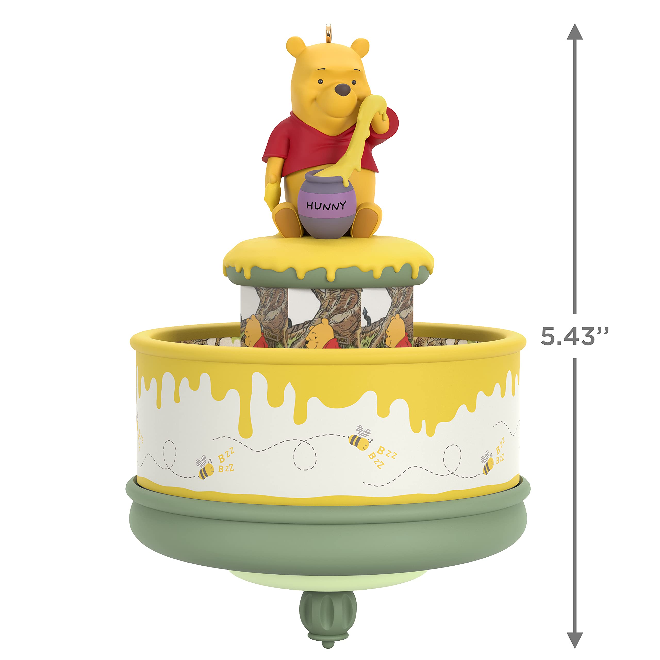 Disney Winnie The Pooh and The Honey Tree 55th Anniversary Hallmark Keepsake Christmas Ornament 2021