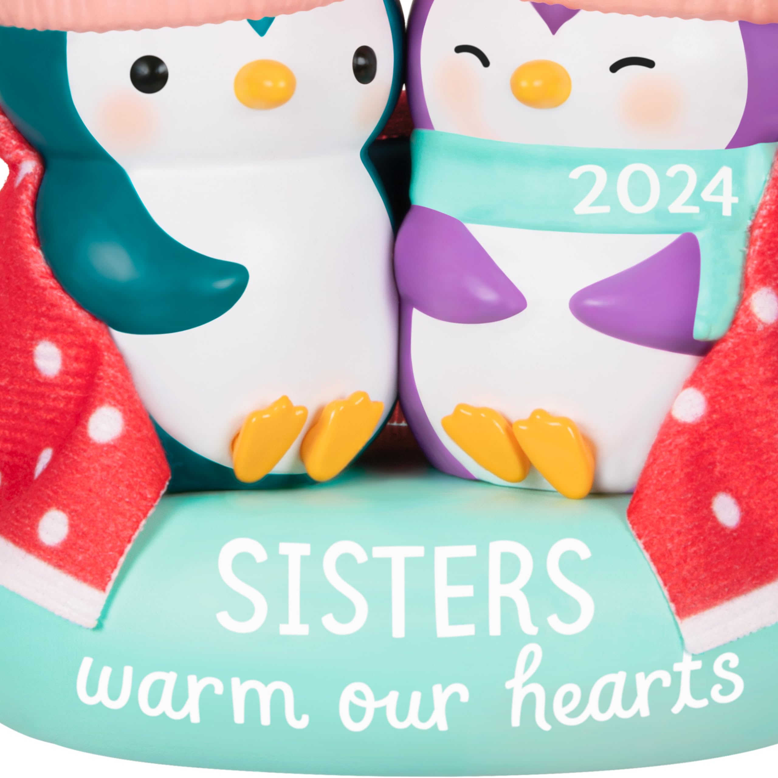 Hallmark Keepsake Christmas Ornament 2024, Sisters Warm Our Hearts 2024, Family Gifts