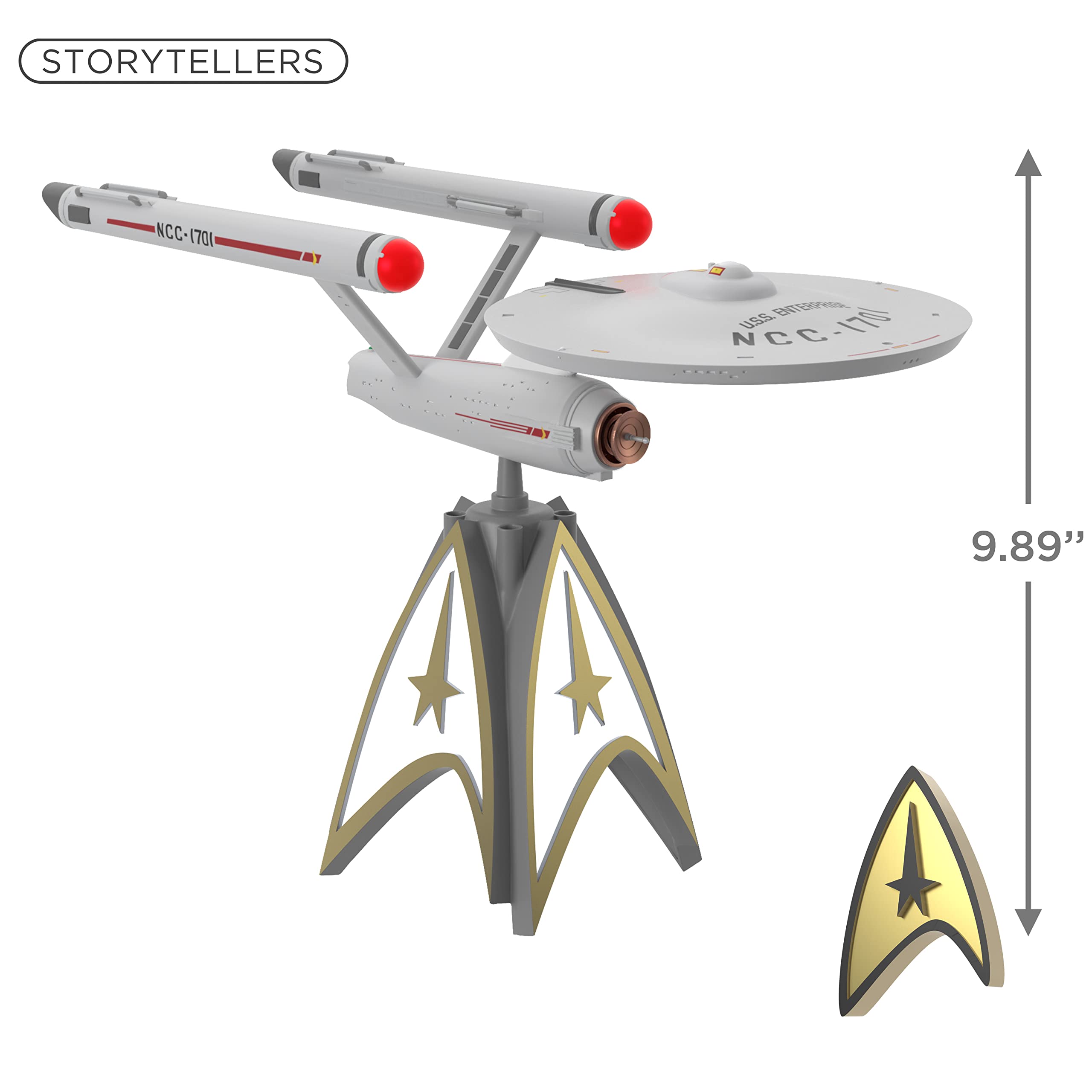 Star Trek U.S.S. Enterprise Musical Tree Topper Hallmark Keepsake