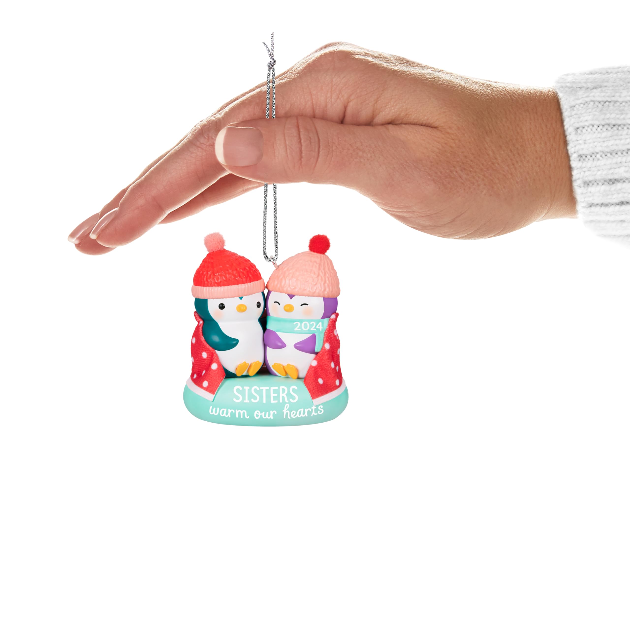 Hallmark Keepsake Christmas Ornament 2024, Sisters Warm Our Hearts 2024, Family Gifts