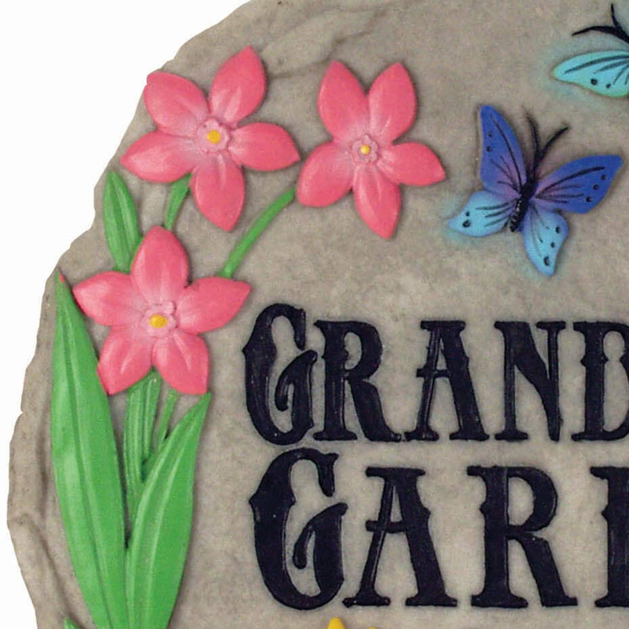 Spoontiques - Garden Décor - Grandma’s Garden Stepping Stone - Decorative Stone for Garden