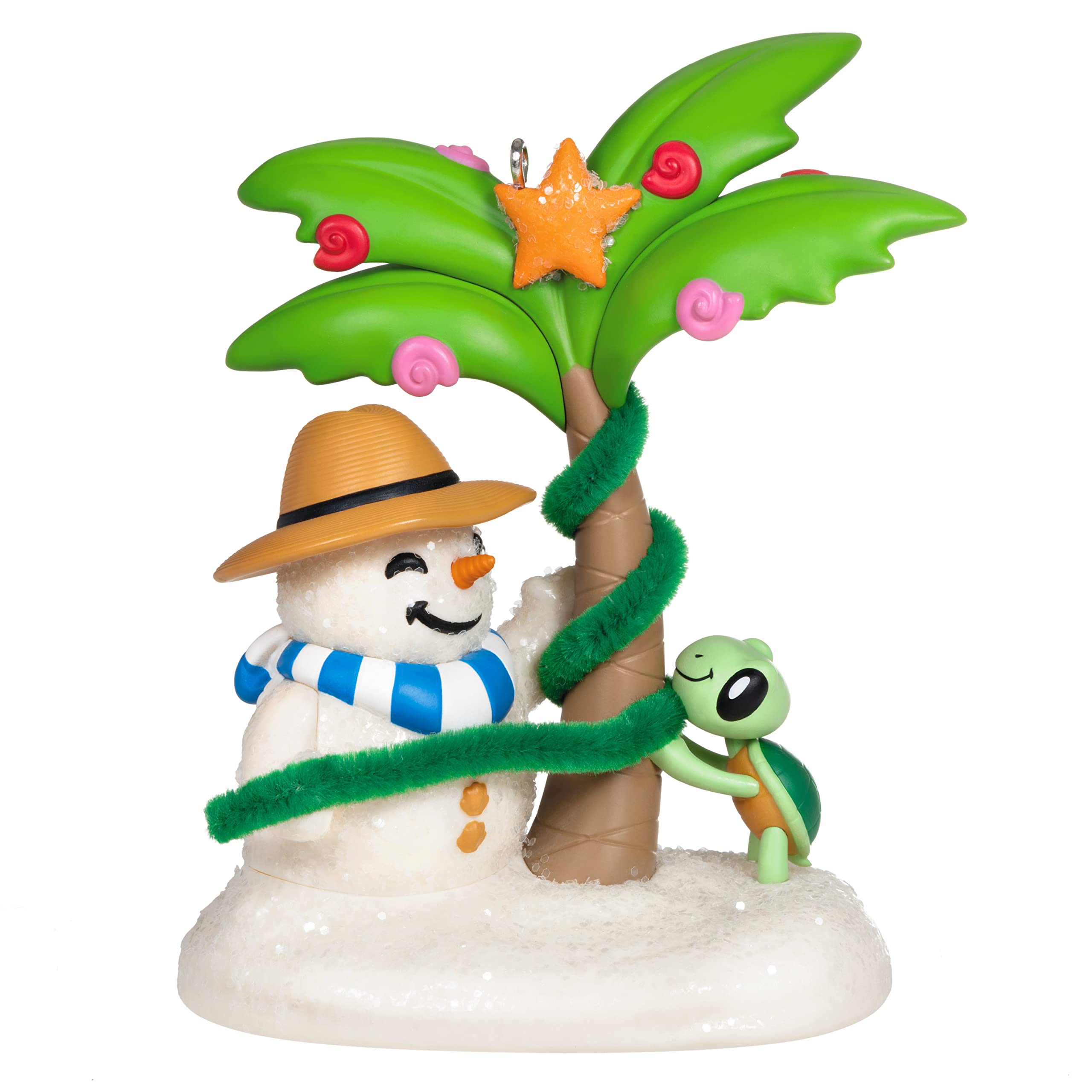 Sandal The Sandman Beach Snowman Hallmark Keepsake Christmas Ornament