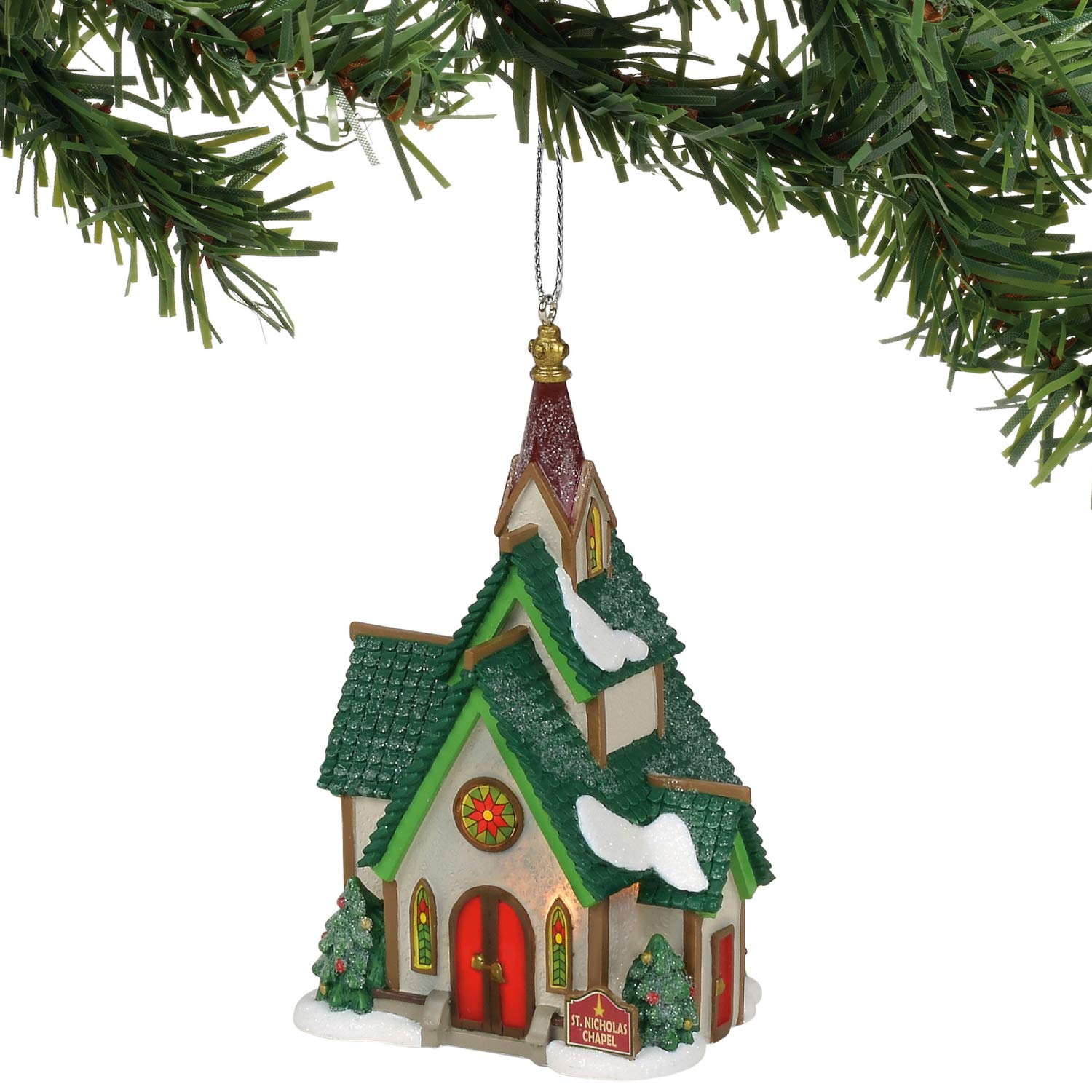 Department 56 North Pole Series Village Hanging Ornament, 4.33 Inch, Multicolor