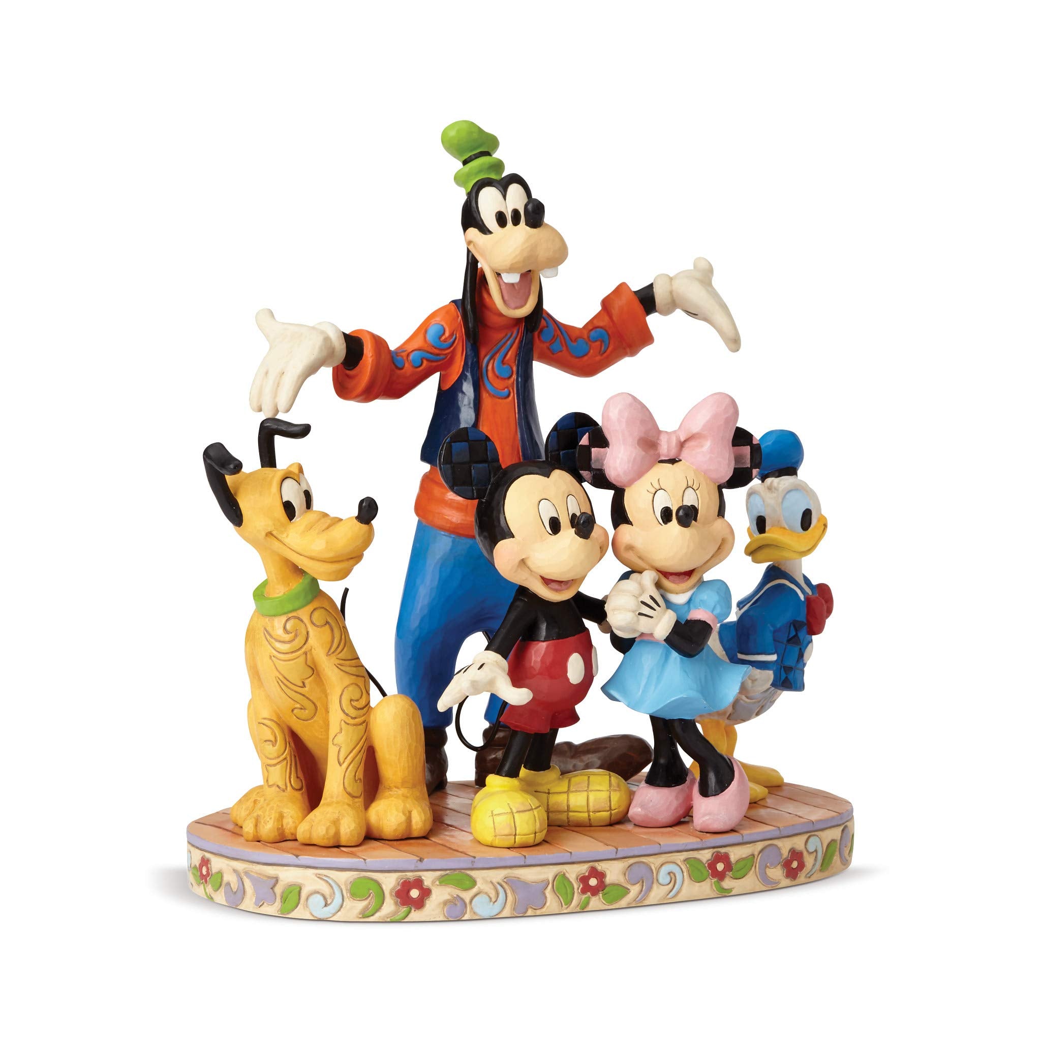 Enesco Disney Traditions by Jim Shore Fab Five The Gangs All Here Figurine, 8.750, Multi-Colored