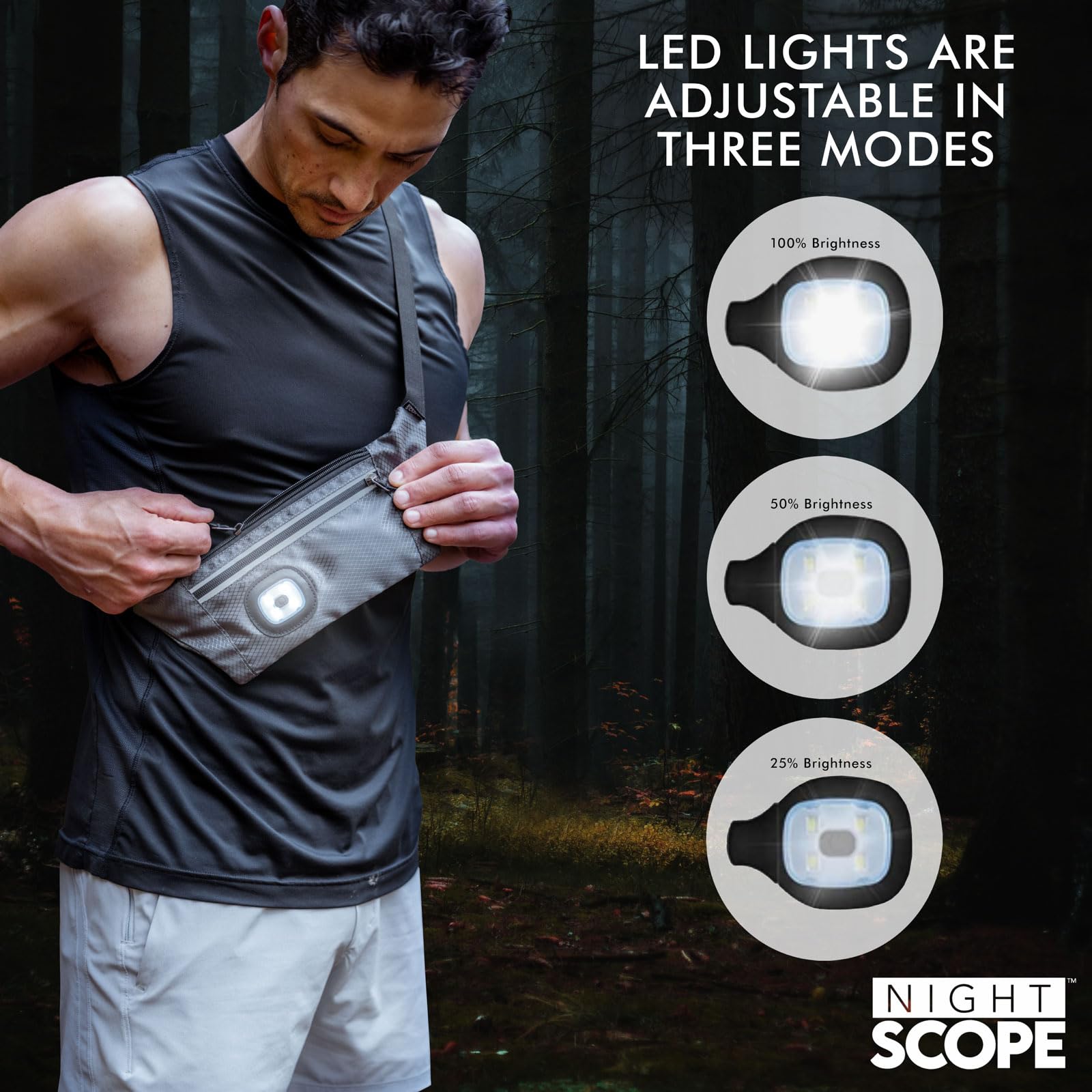 Night Scope Reflective Sling/Fanny Pack