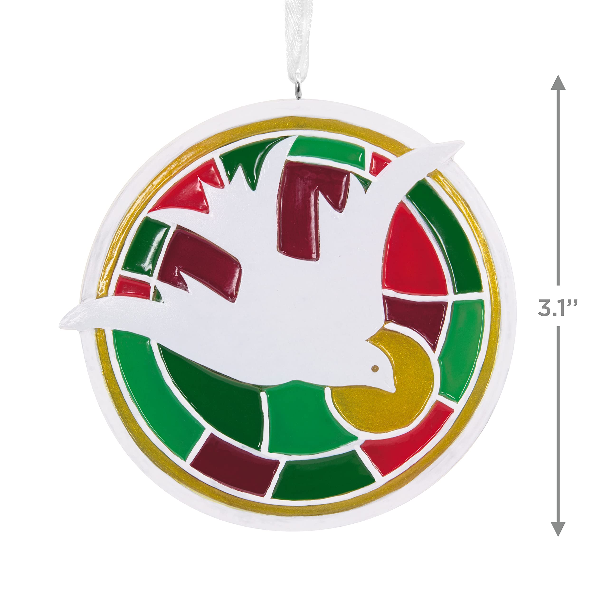 Hallmark Vida Dove "STAINED GLASS DOVE" Ornament (0001HDA1579)