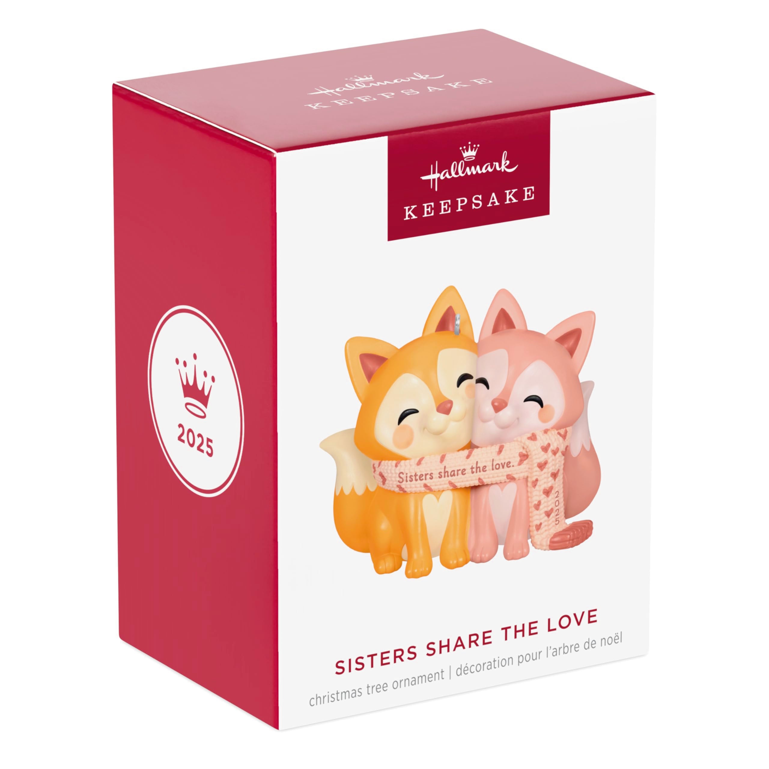 Sisters Share the Love 2025 Hallmark Keepsake Christmas Ornament