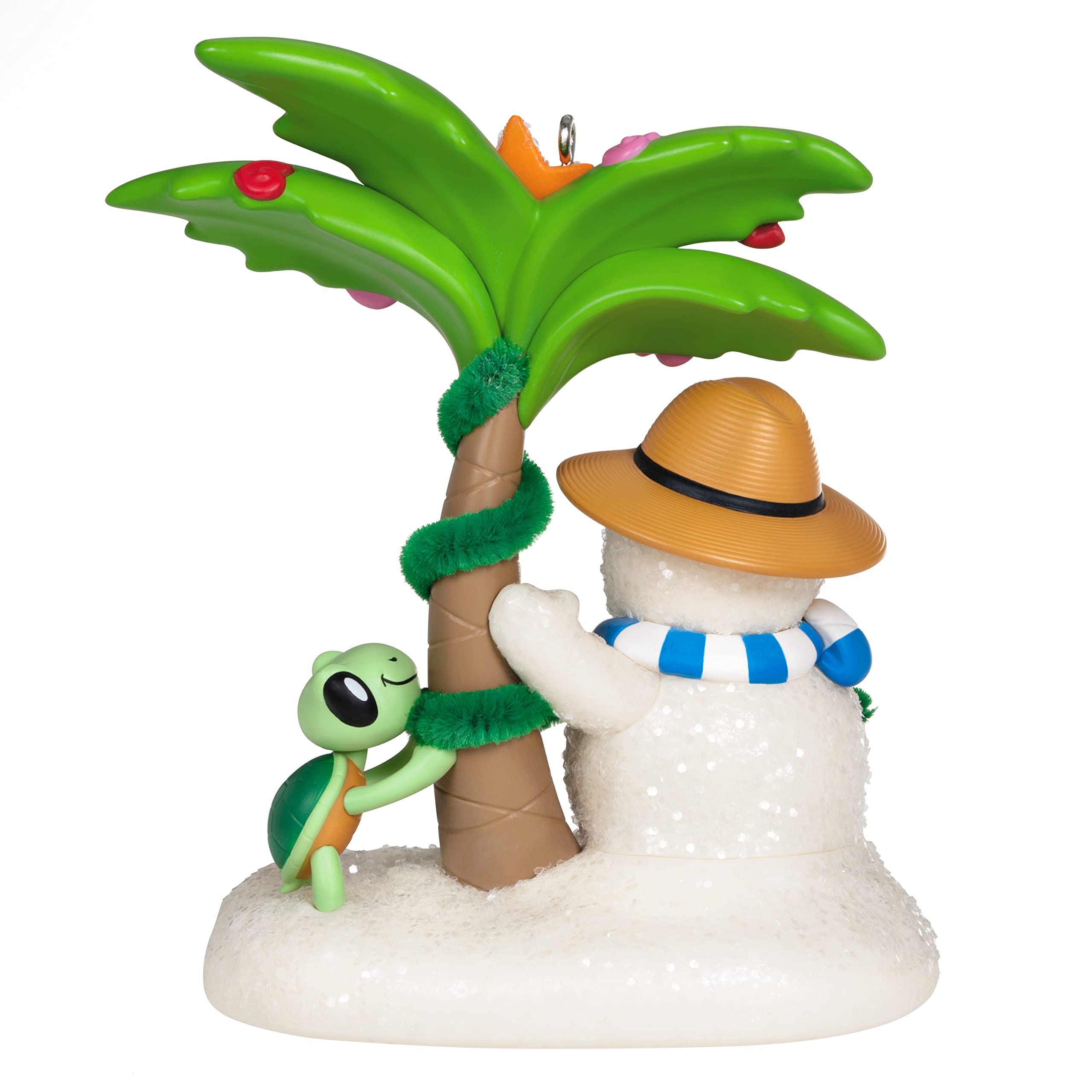 Sandal The Sandman Beach Snowman Hallmark Keepsake Christmas Ornament