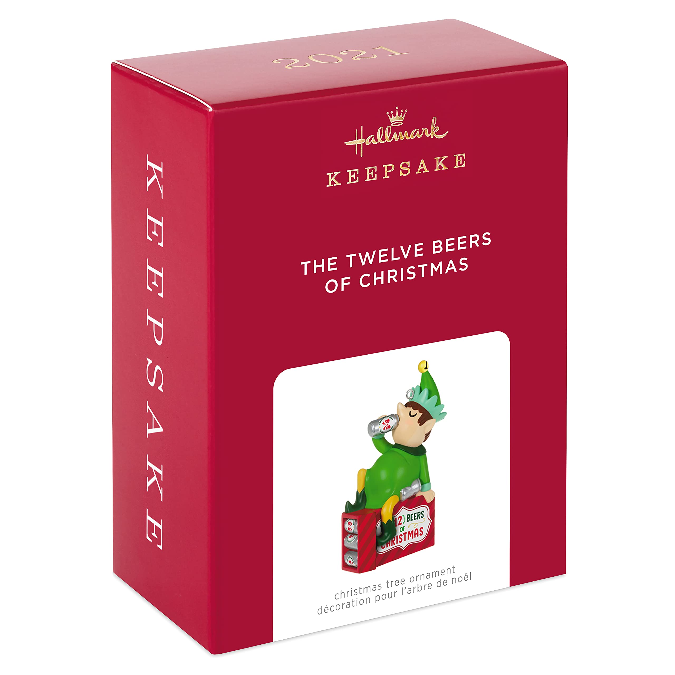 The Twelve Beers of Christmas Elf Hallmark Keepsake Christmas Ornament 2021