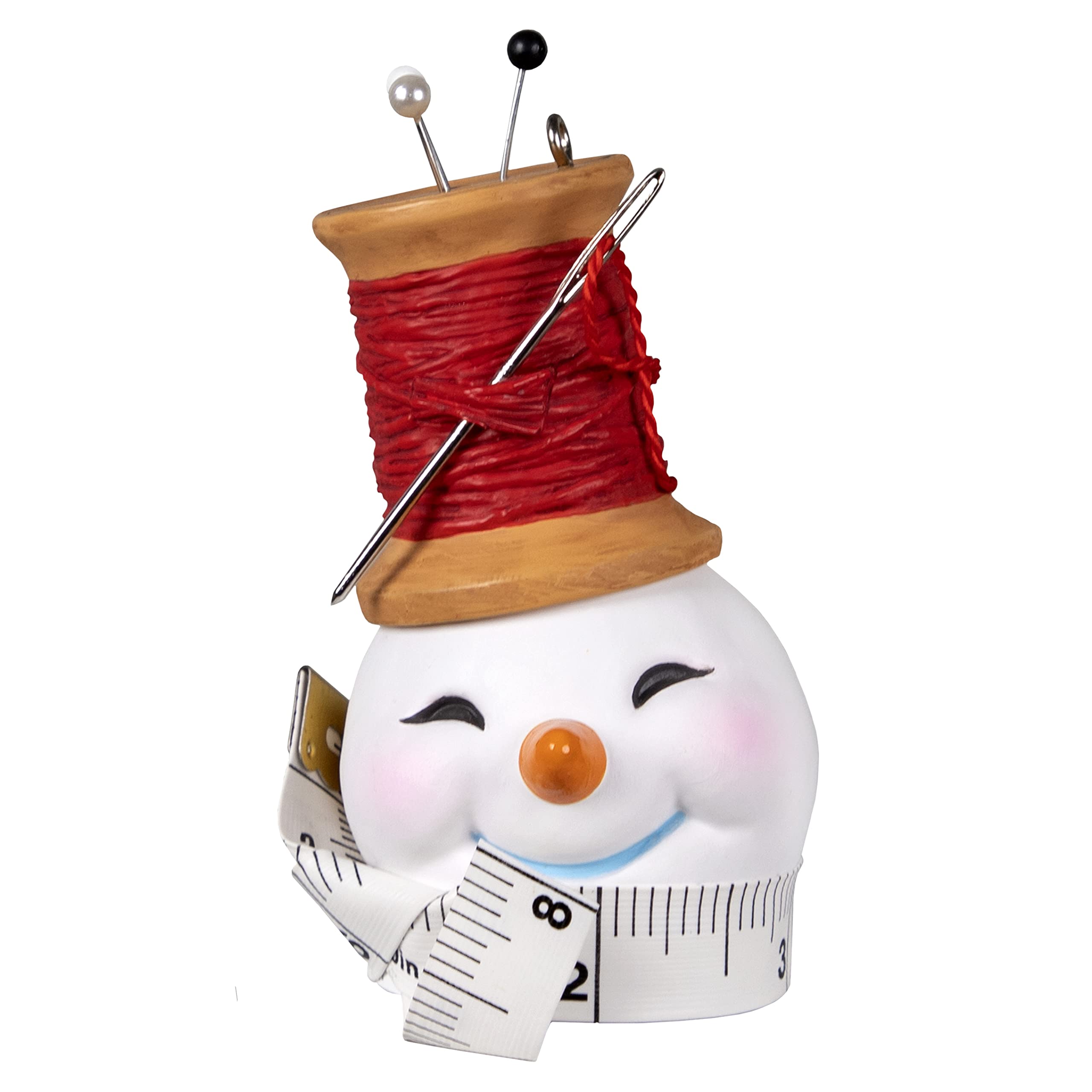 Sew Cheery Snowman Sewing Hallmark Keepsake Christmas Ornament