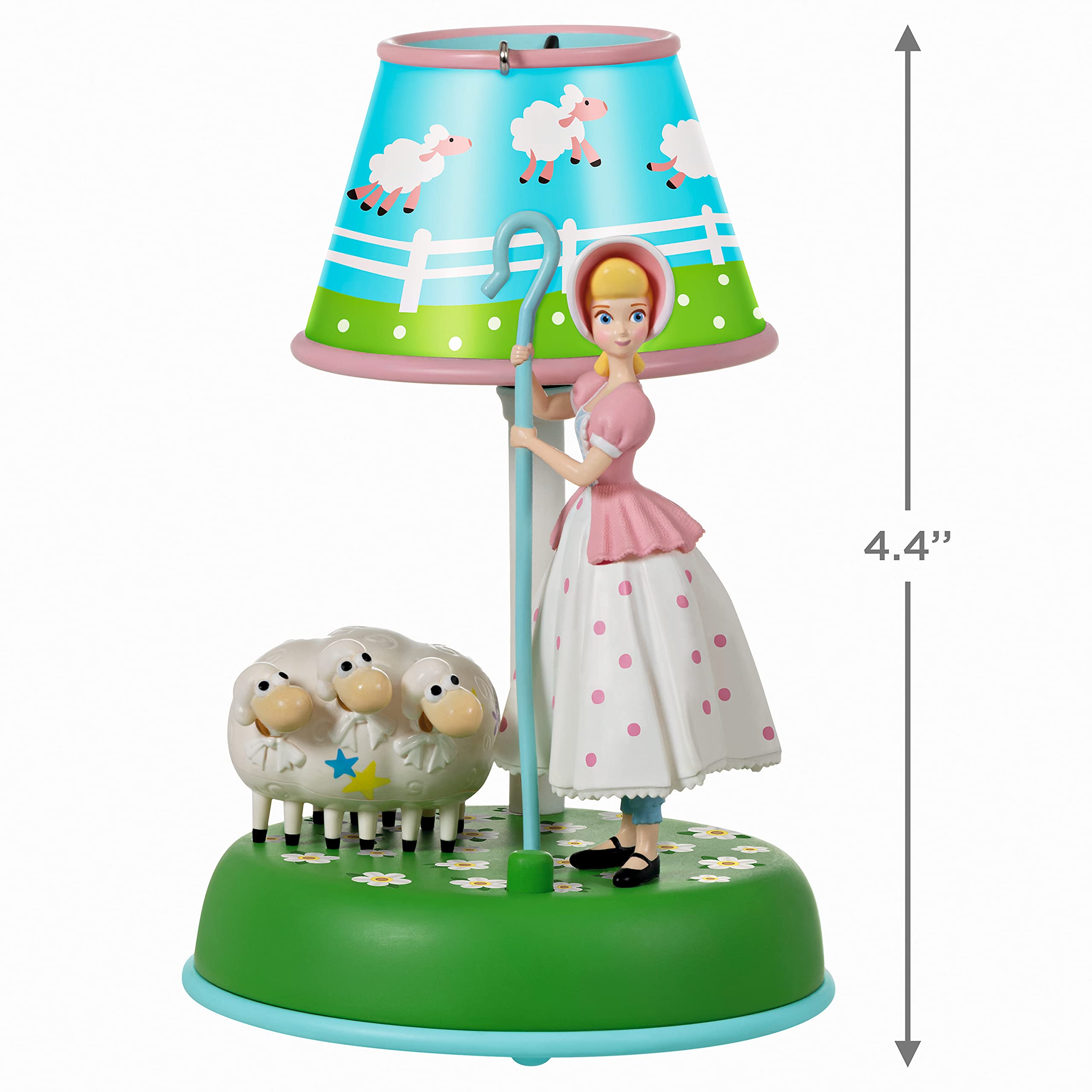 Hallmark Keepsake Christmas Ornament 2021, Disney/Pixar Toy Story Bo Peep and Her Sheep Lamp, Light