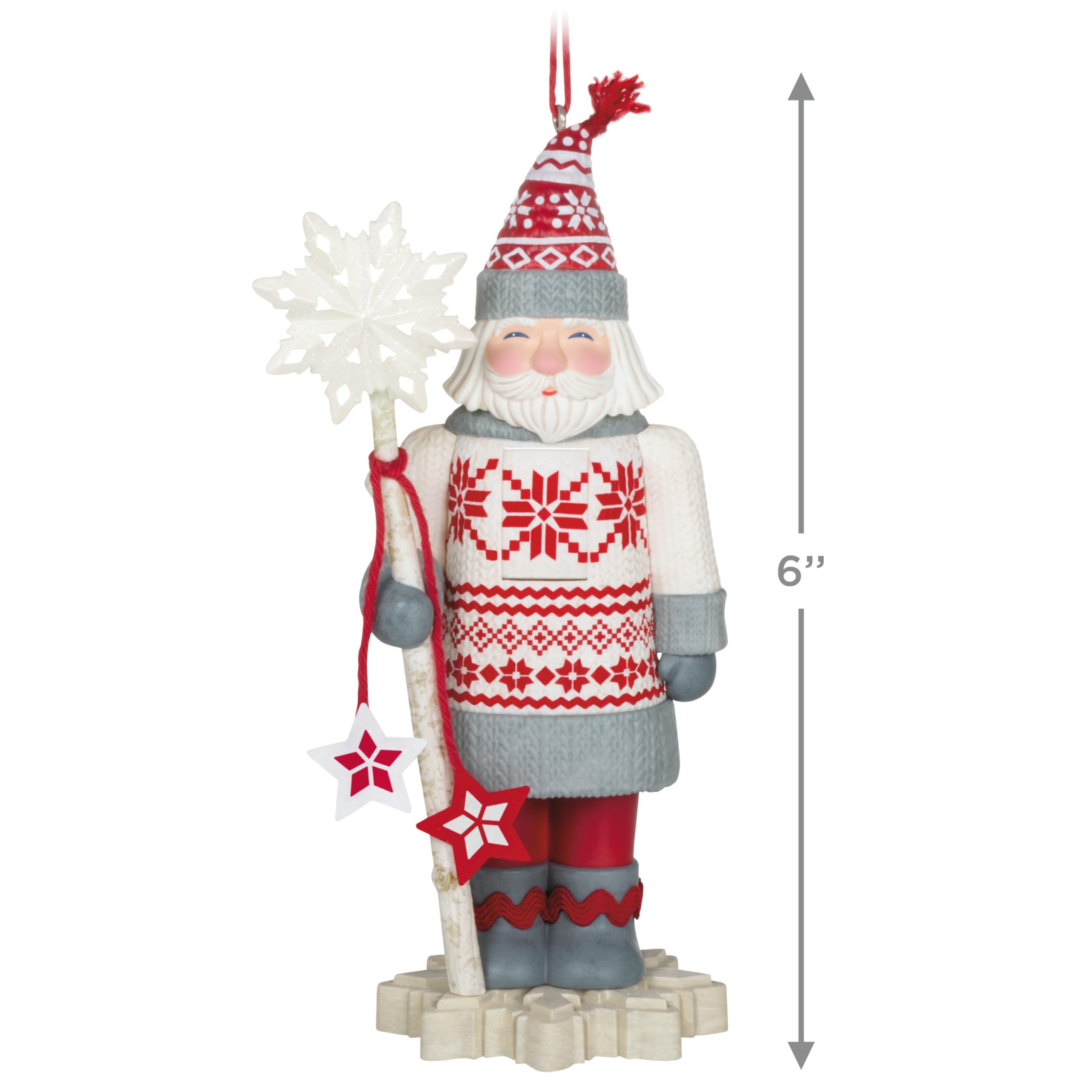 Hallmark Keepsake Christmas Ornament 2023, Noble Nutcrackers Snowfall Prince, Gifts for Her