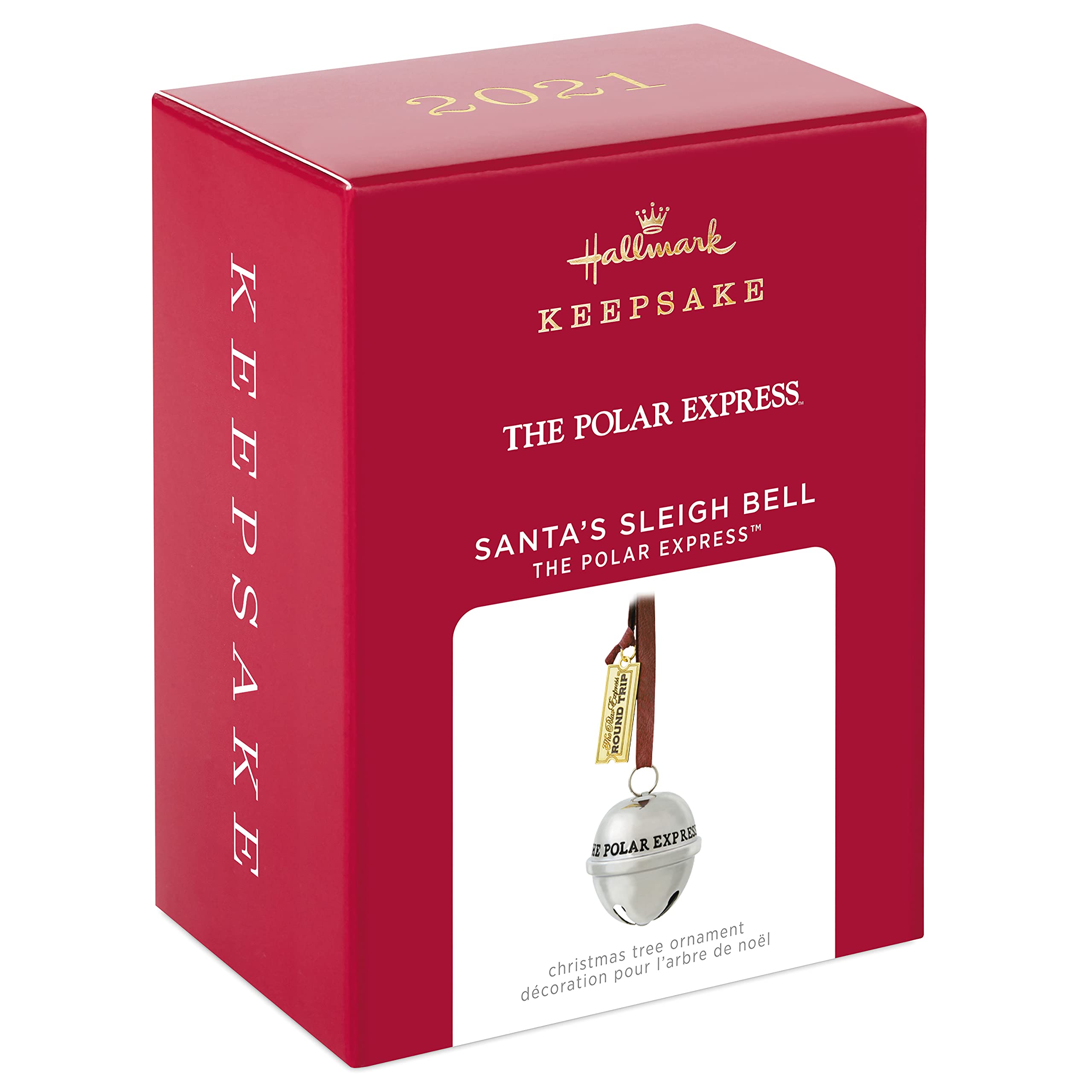 The Polar Express Santa's Sleigh Bell 2023 Hallmark Keepsake Christmas Ornament