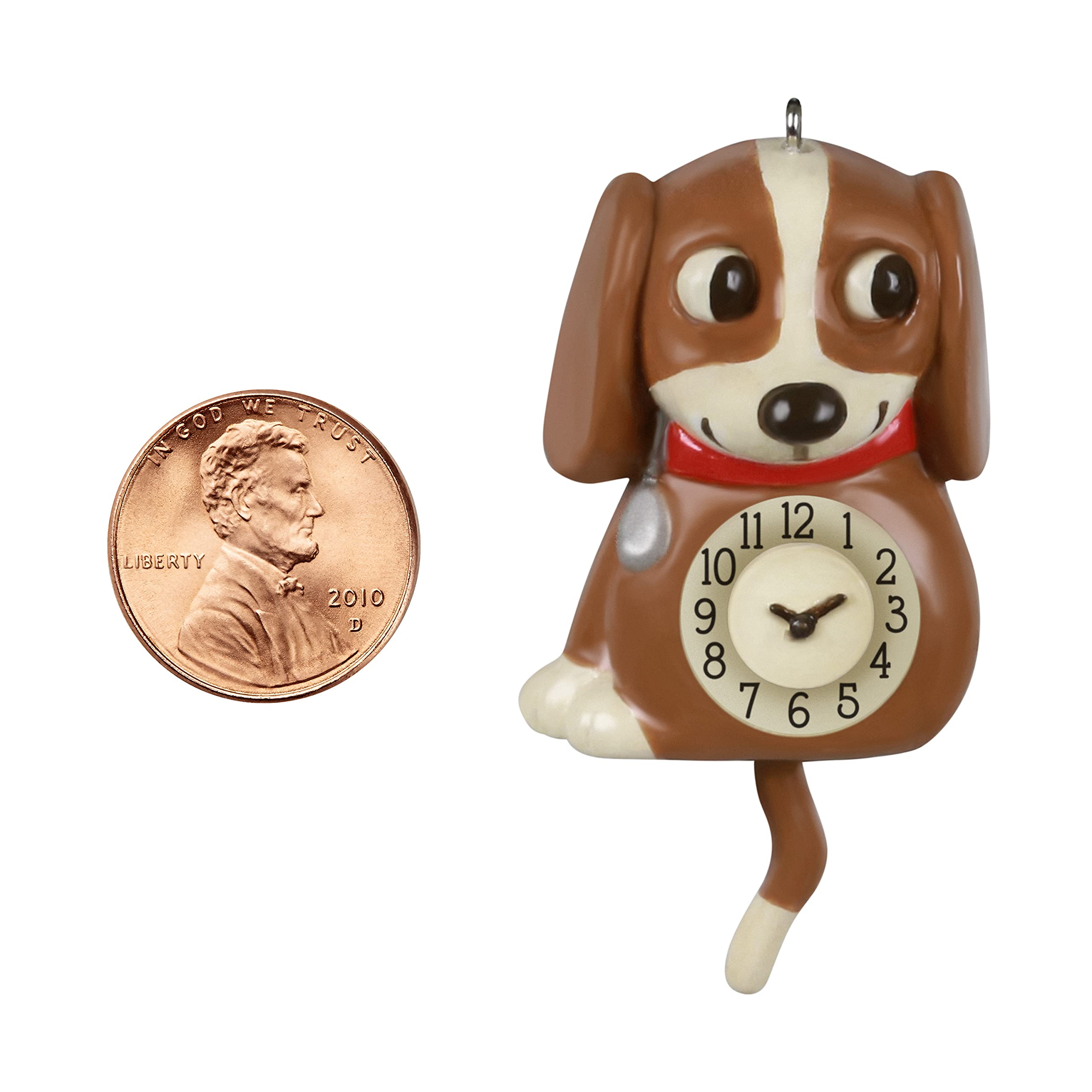 Mini Lil' Puppy Clock Hallmark Keepsake Christmas Ornament 2021